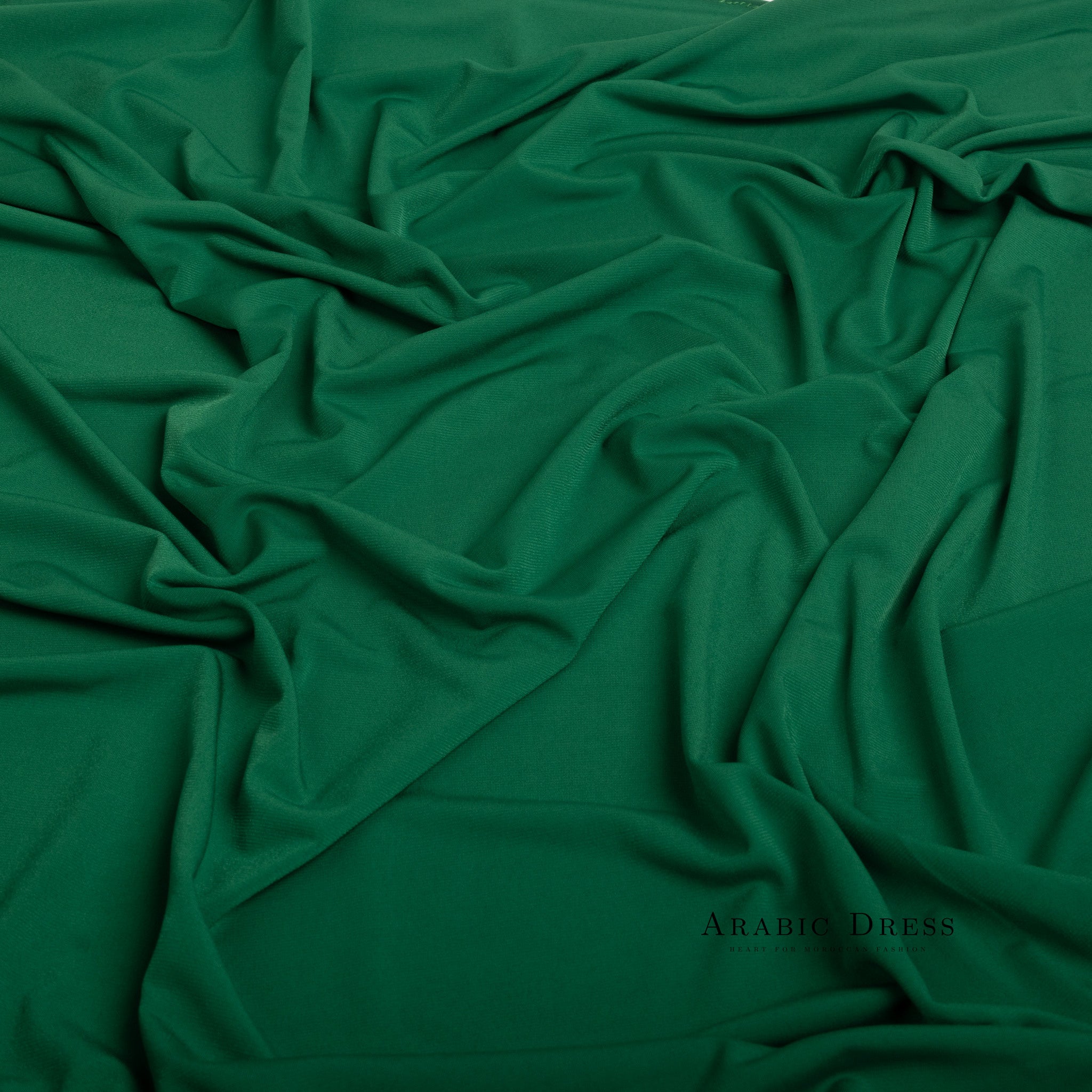 Premium Jersey Hijab Sia - Forest Green