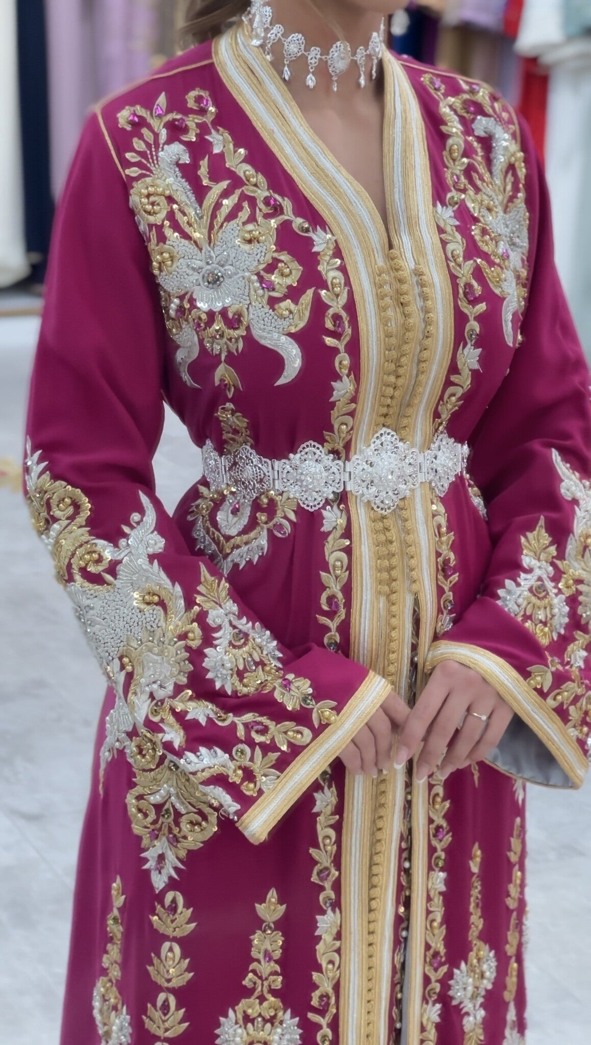 Caftan Nisrine Magenta