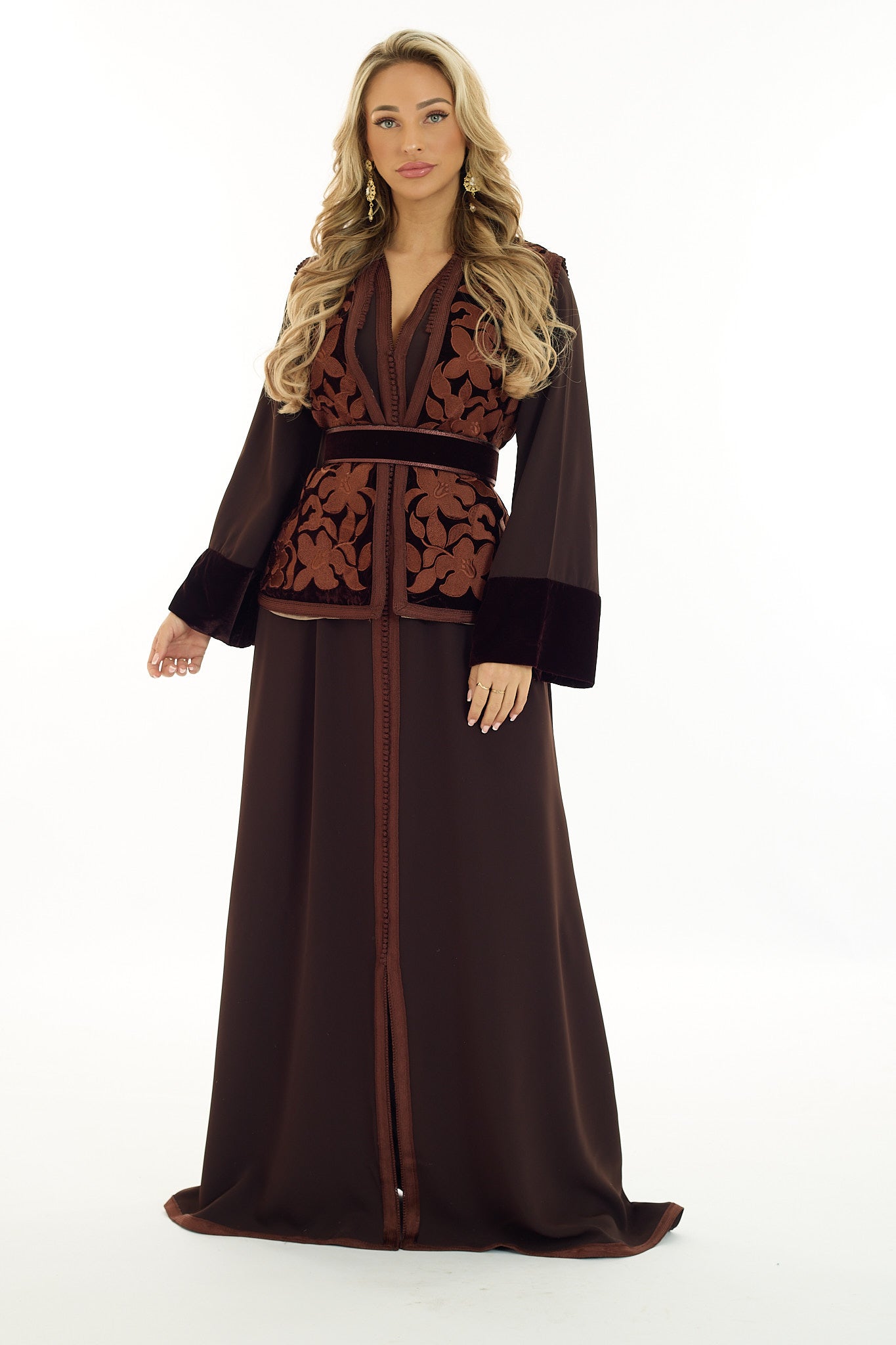Caftan Solana Brown