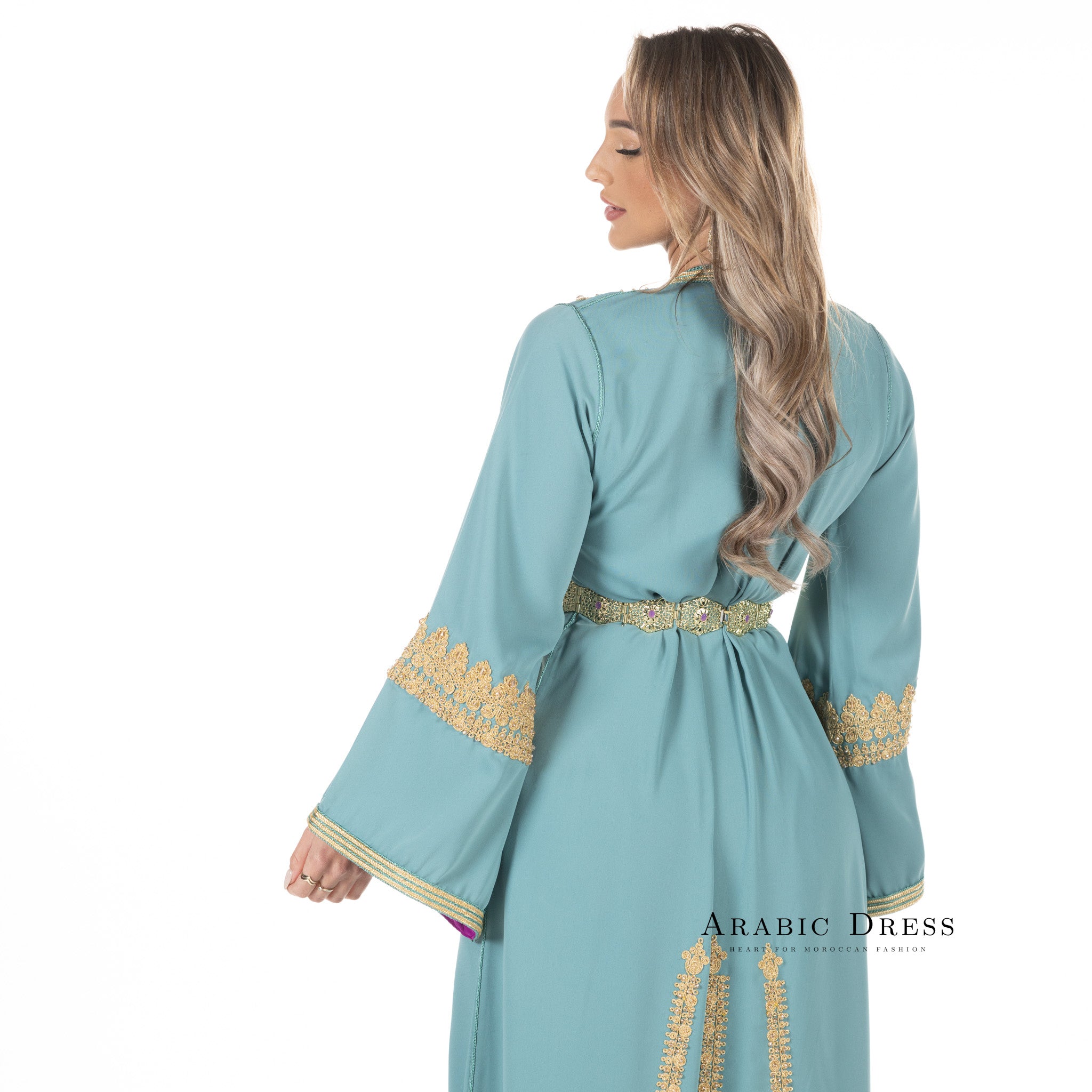 Caftan Manar Mintgreen