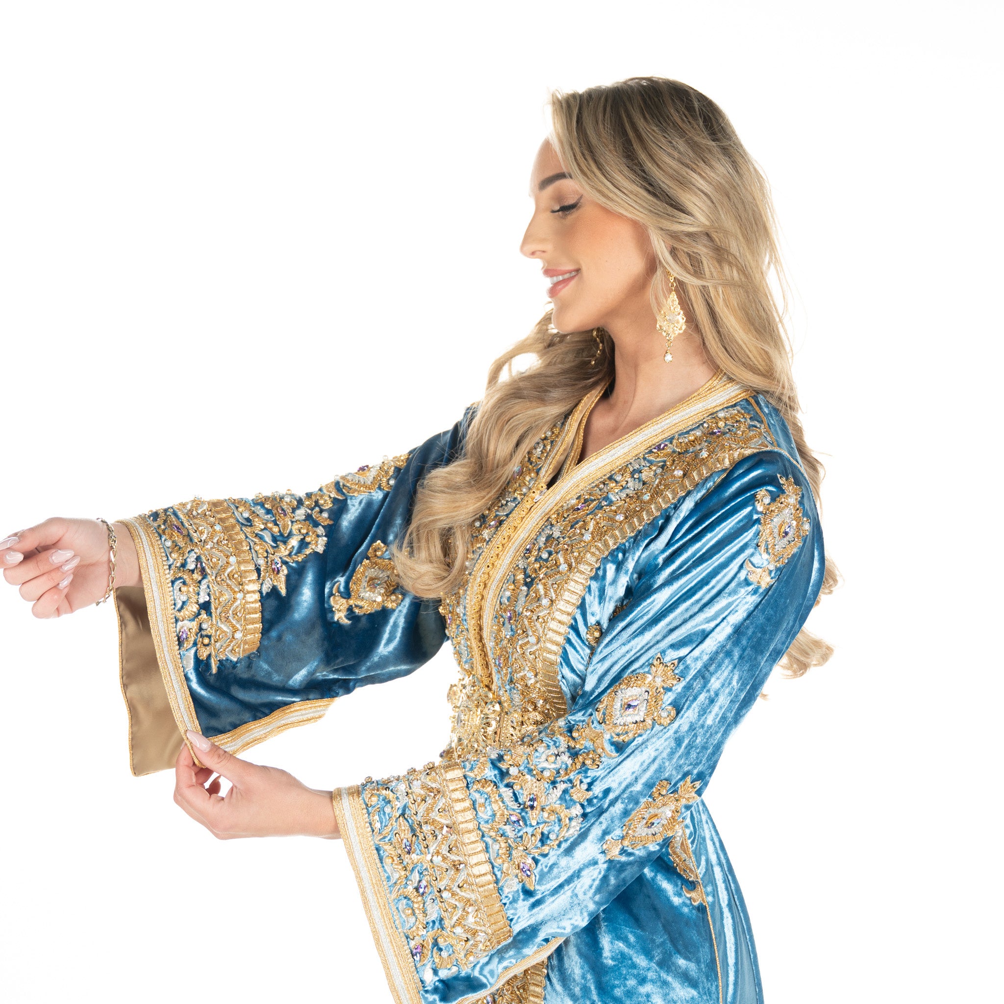 Exclusieve Caftan Aleena Blue