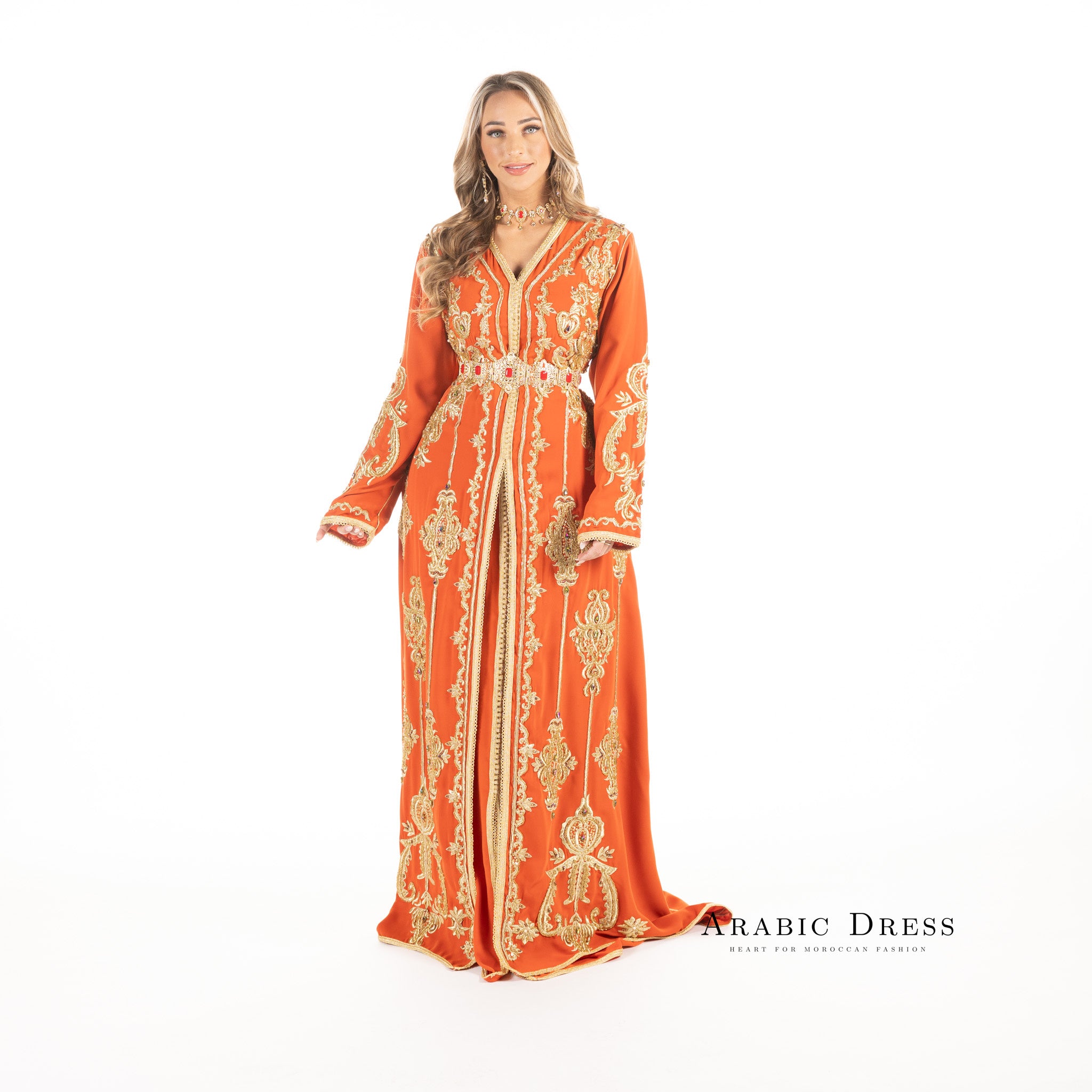 Caftan karma Orange