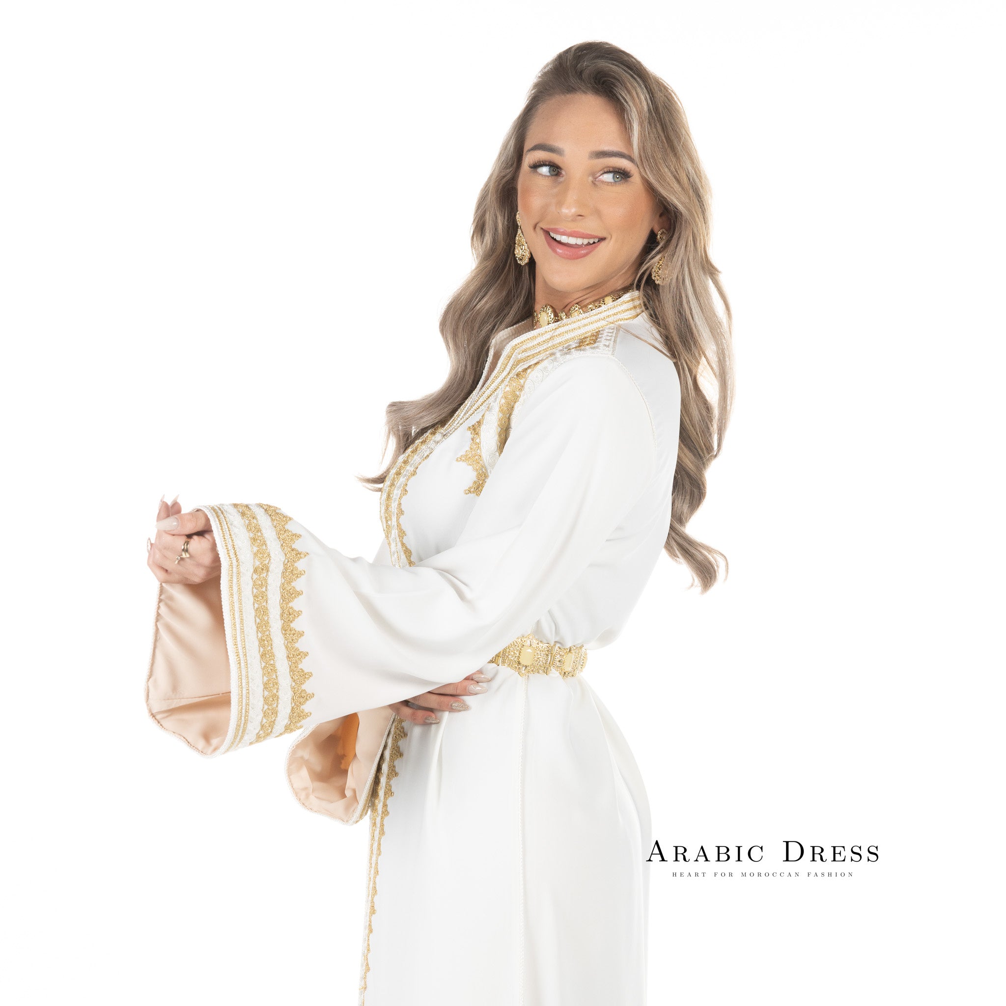 Caftan Tasnim Brokenwhite