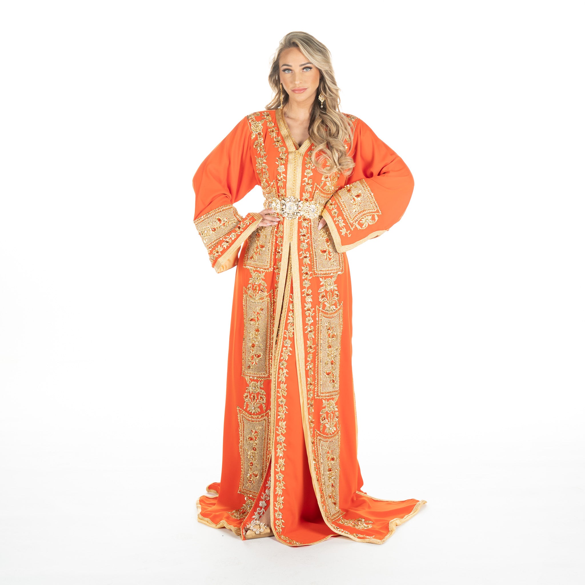 Exclusieve Caftan Levi Orange