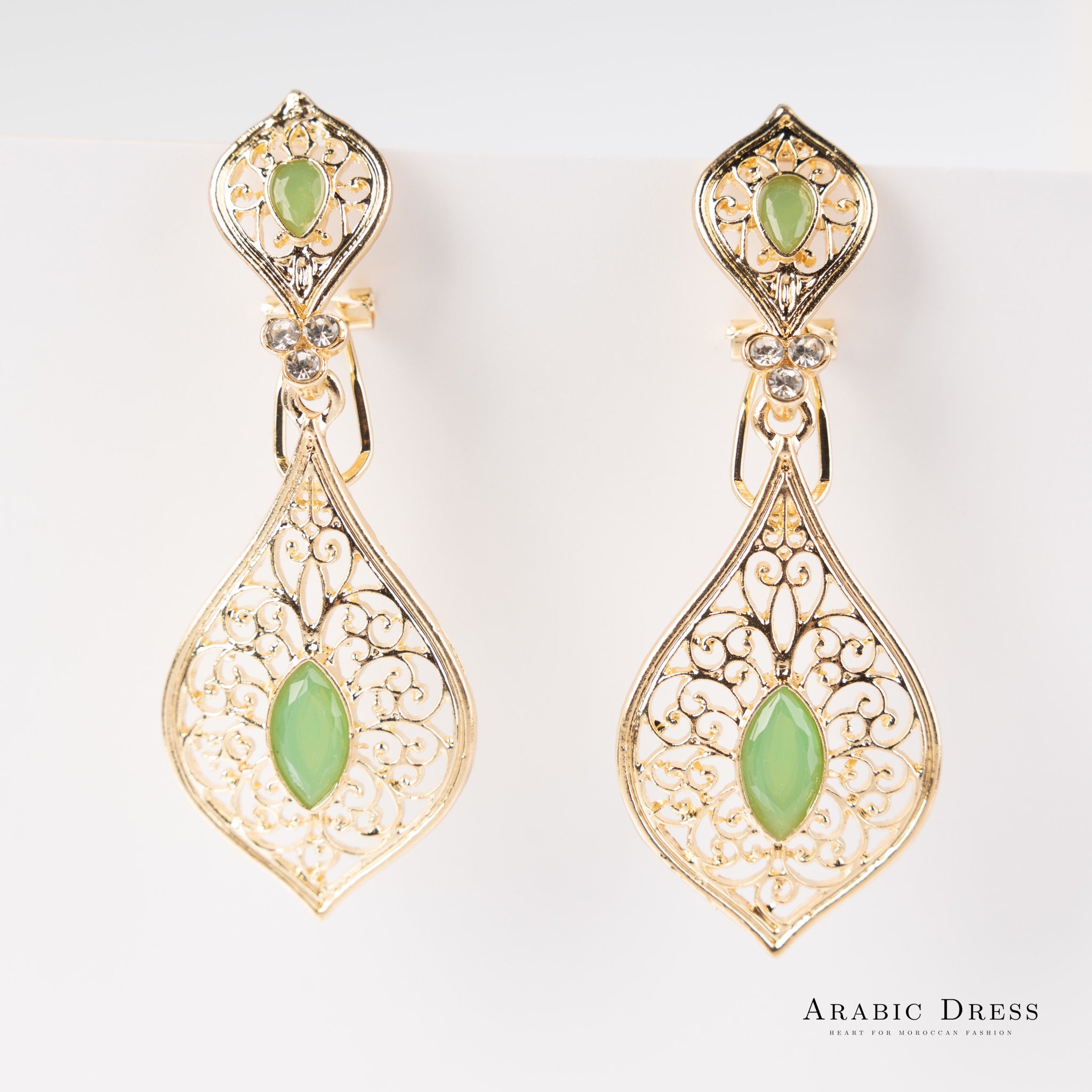 Earrings Jin Light Green