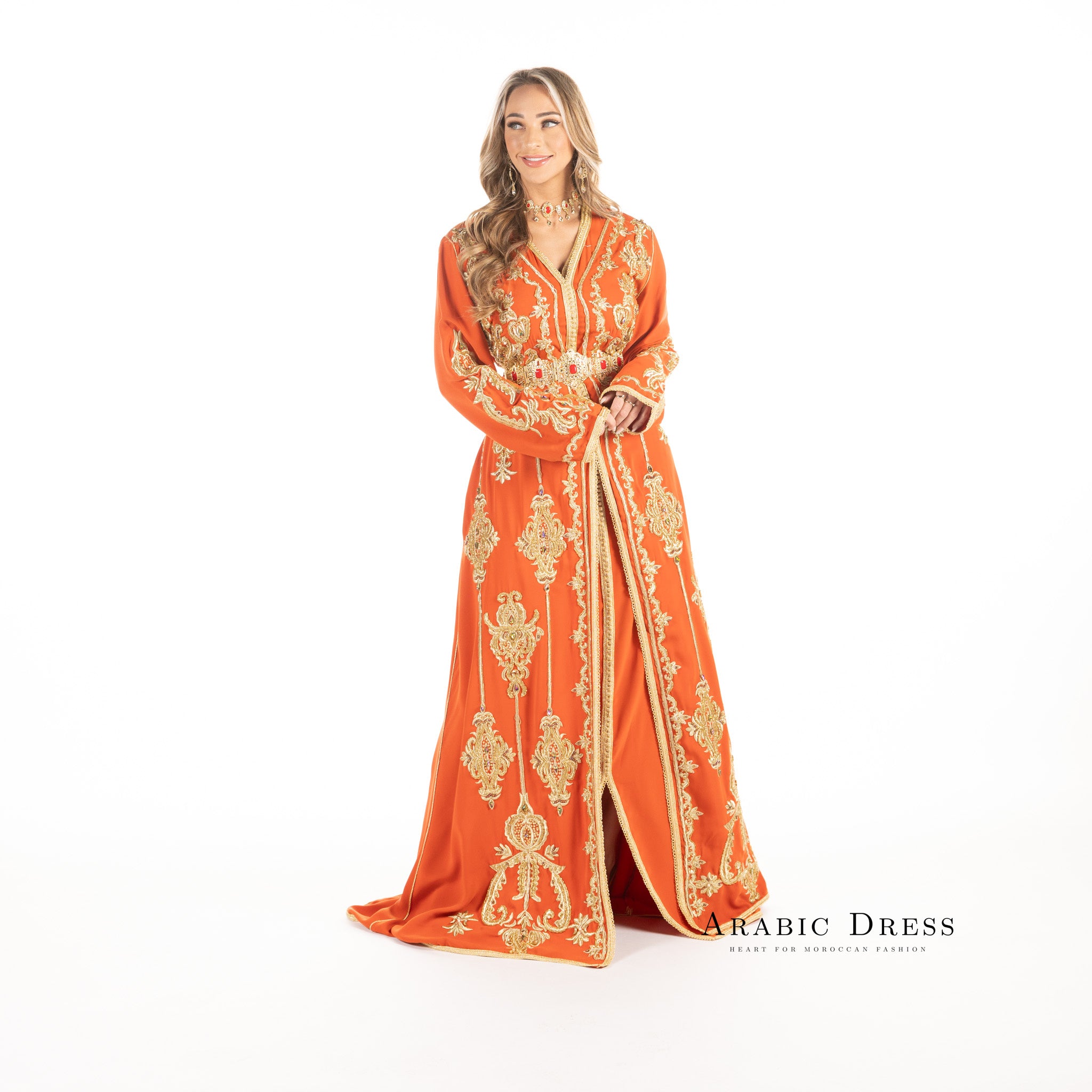 Caftan karma Orange