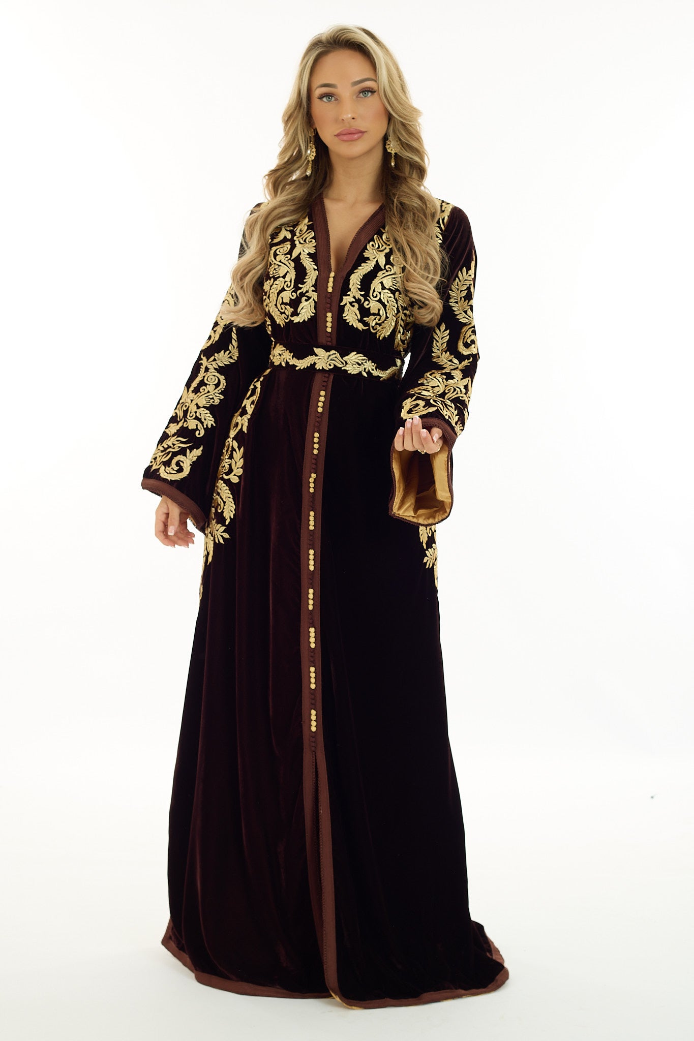 Caftan Nisma Brown