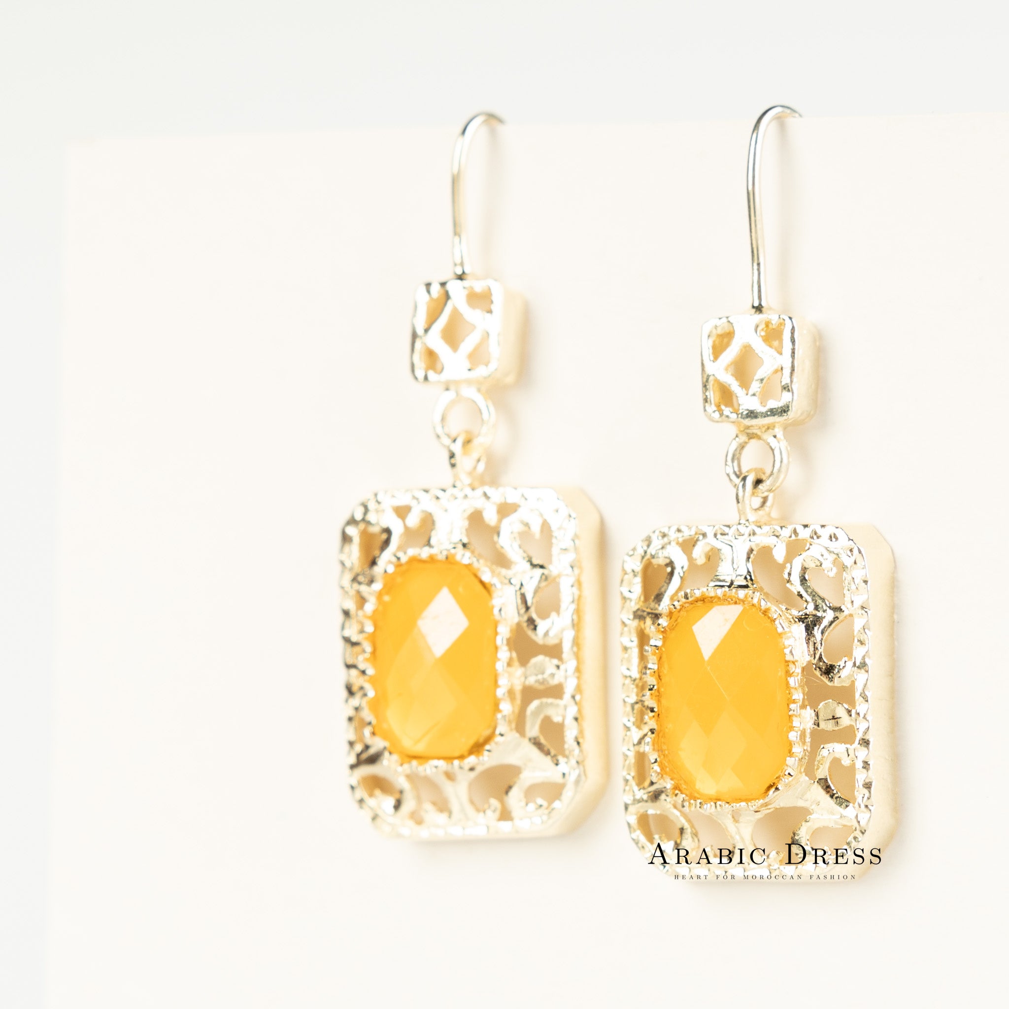 Orange Nifa necklace set