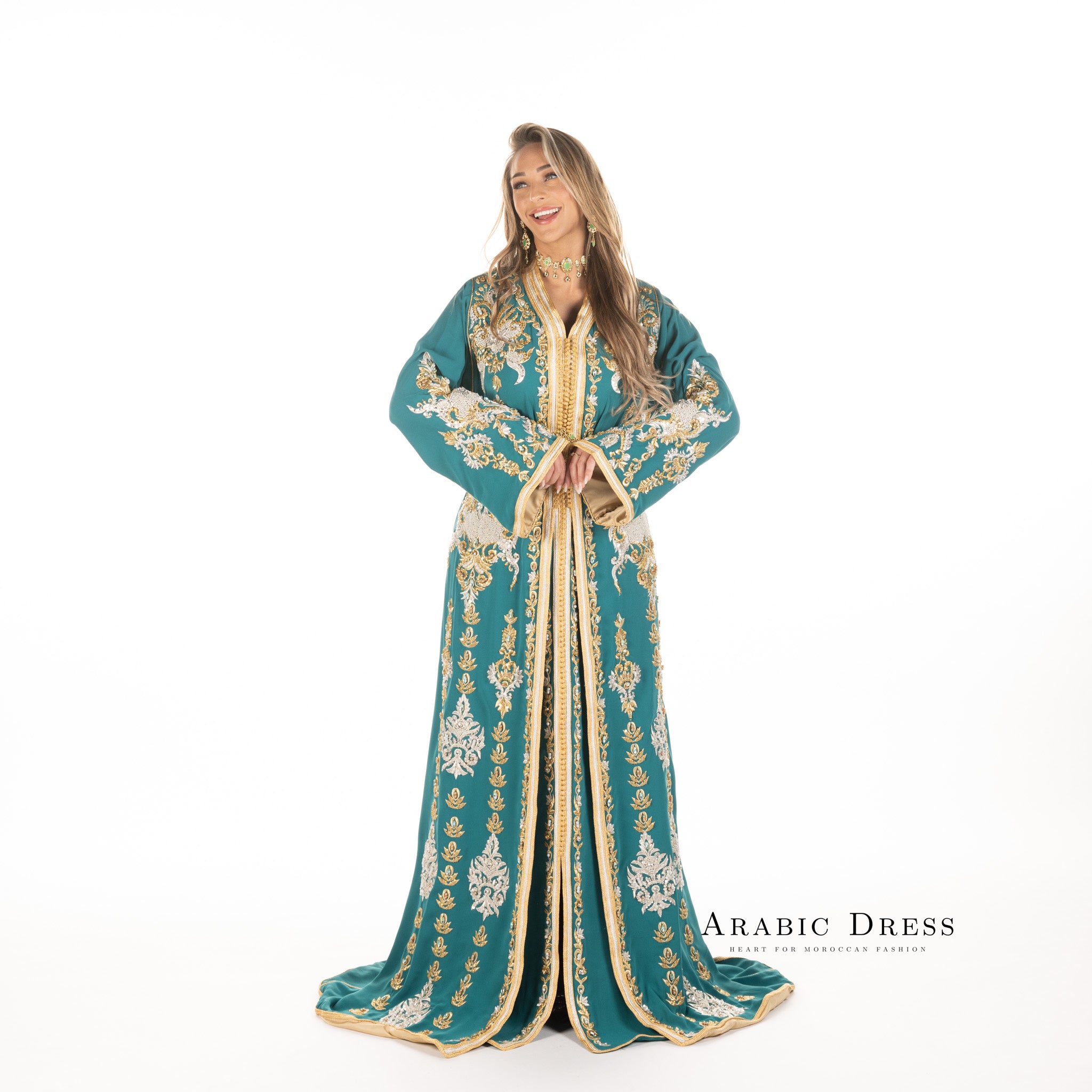 Caftan Louiza Green