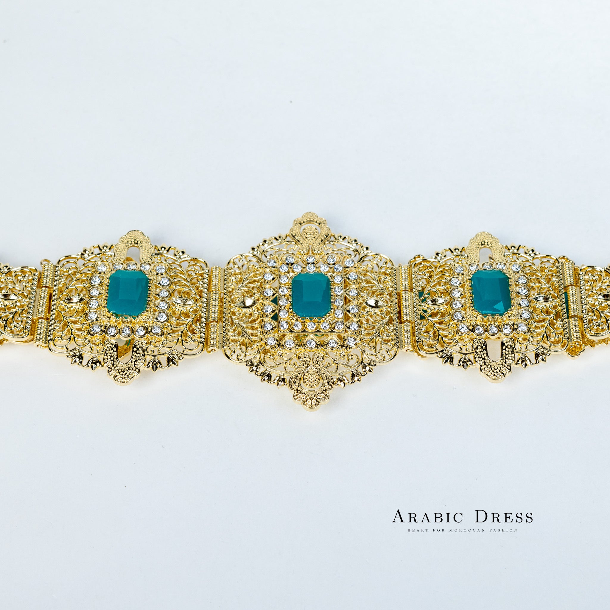 Mihi Gold/Teal Belt