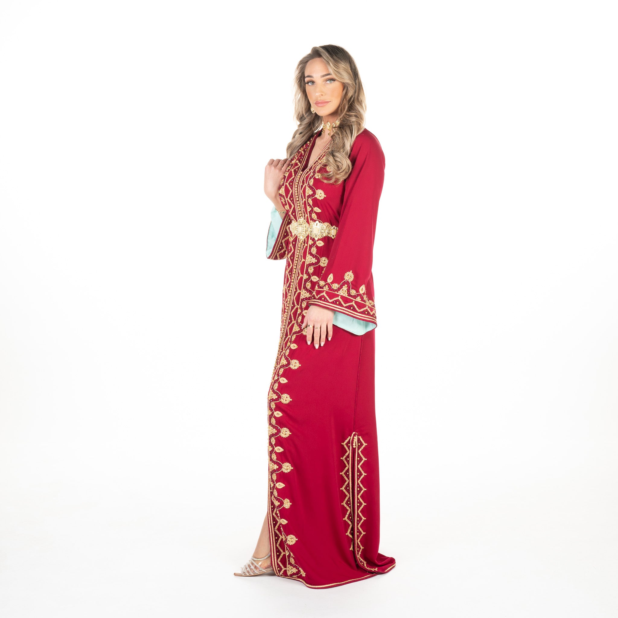 Caftan Sarina Pomegrante