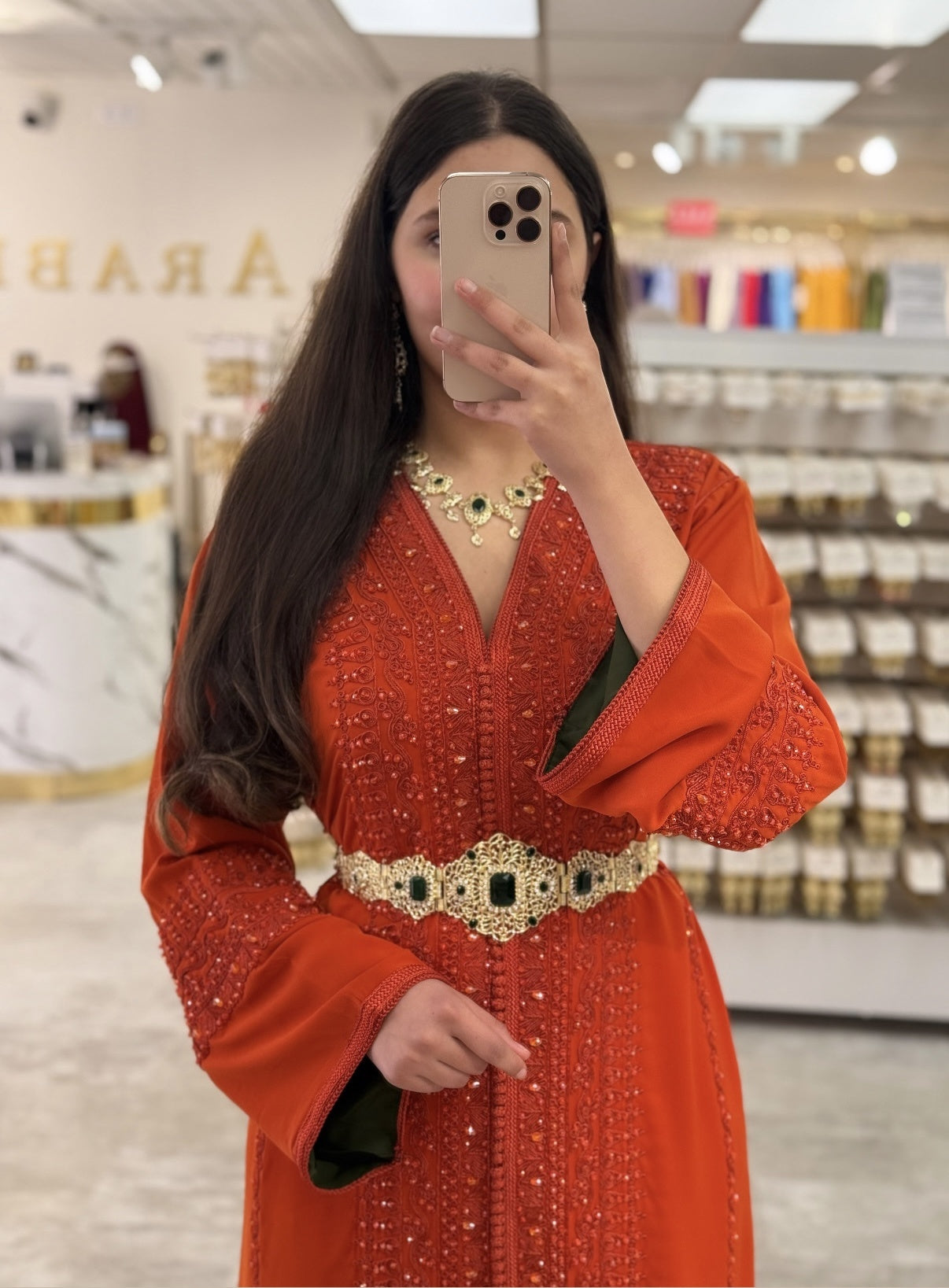 Caftan Lamyae Orange