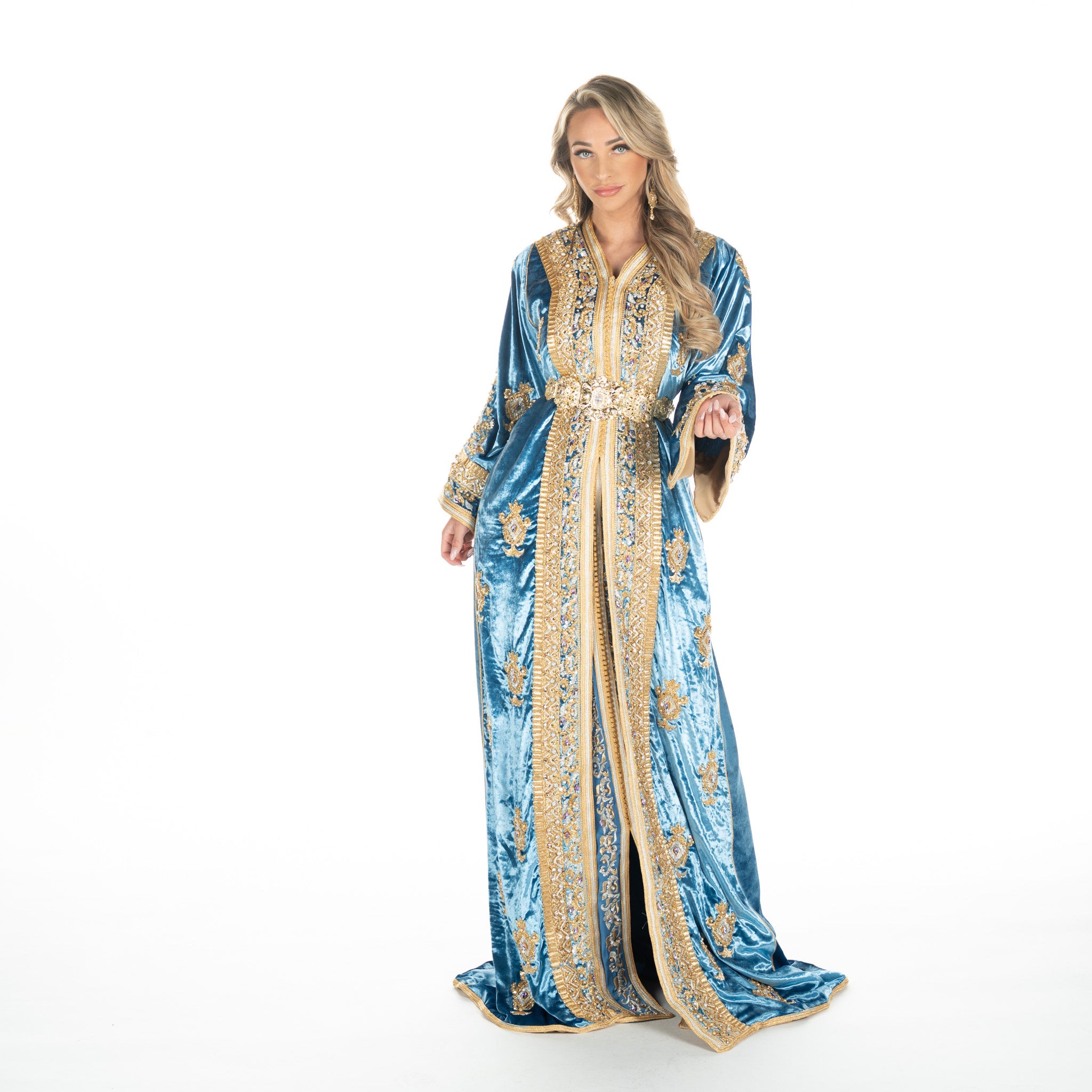 Exclusieve Caftan Aleena Blue