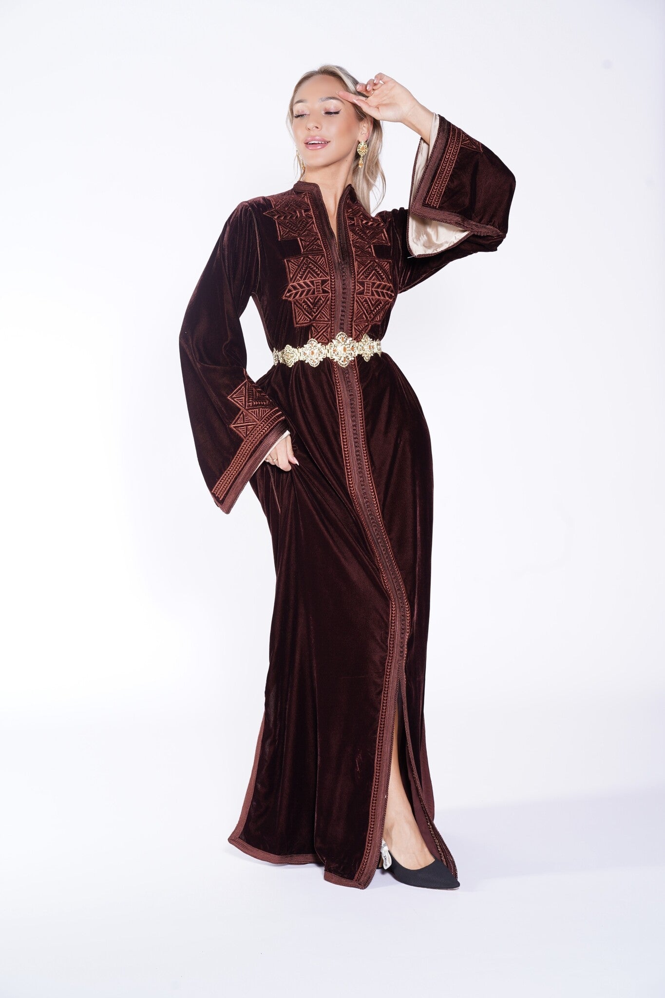Caftan Naira Brown