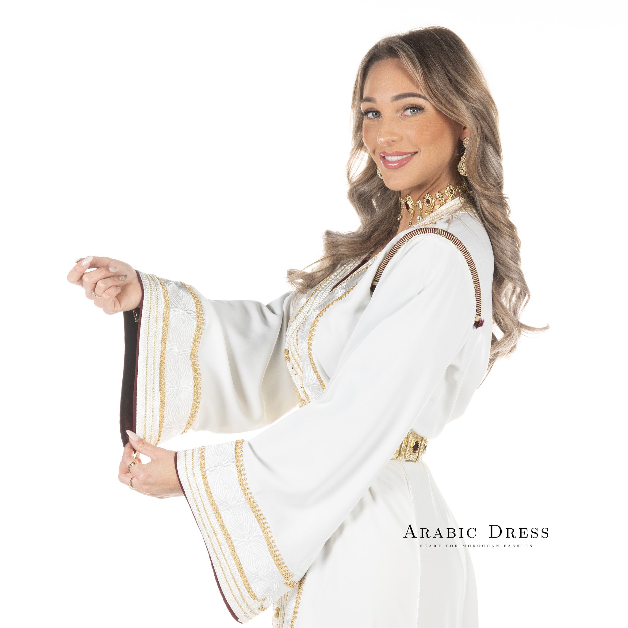 Caftan Camilia Brokenwhite
