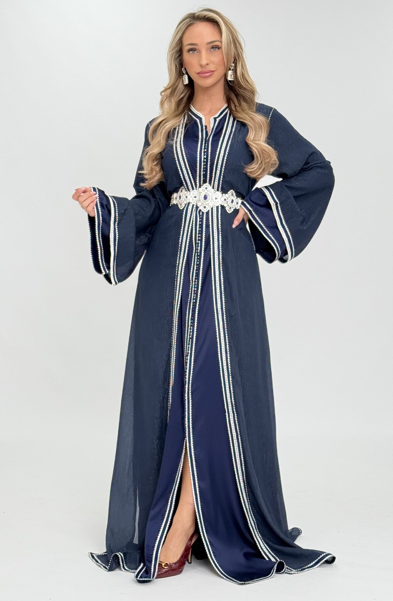 Caftan Hiba Oxfordblue