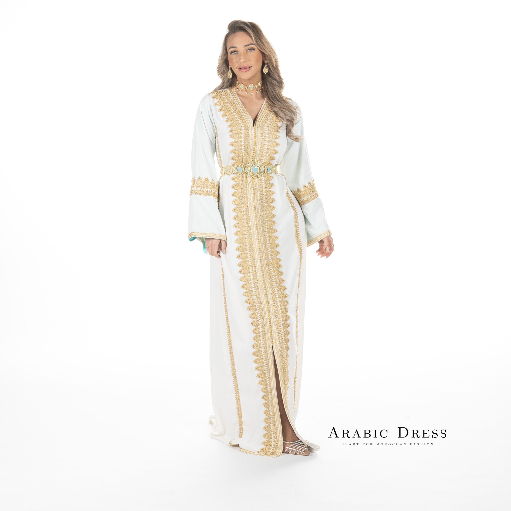 Caftan Manar Brokenwhite