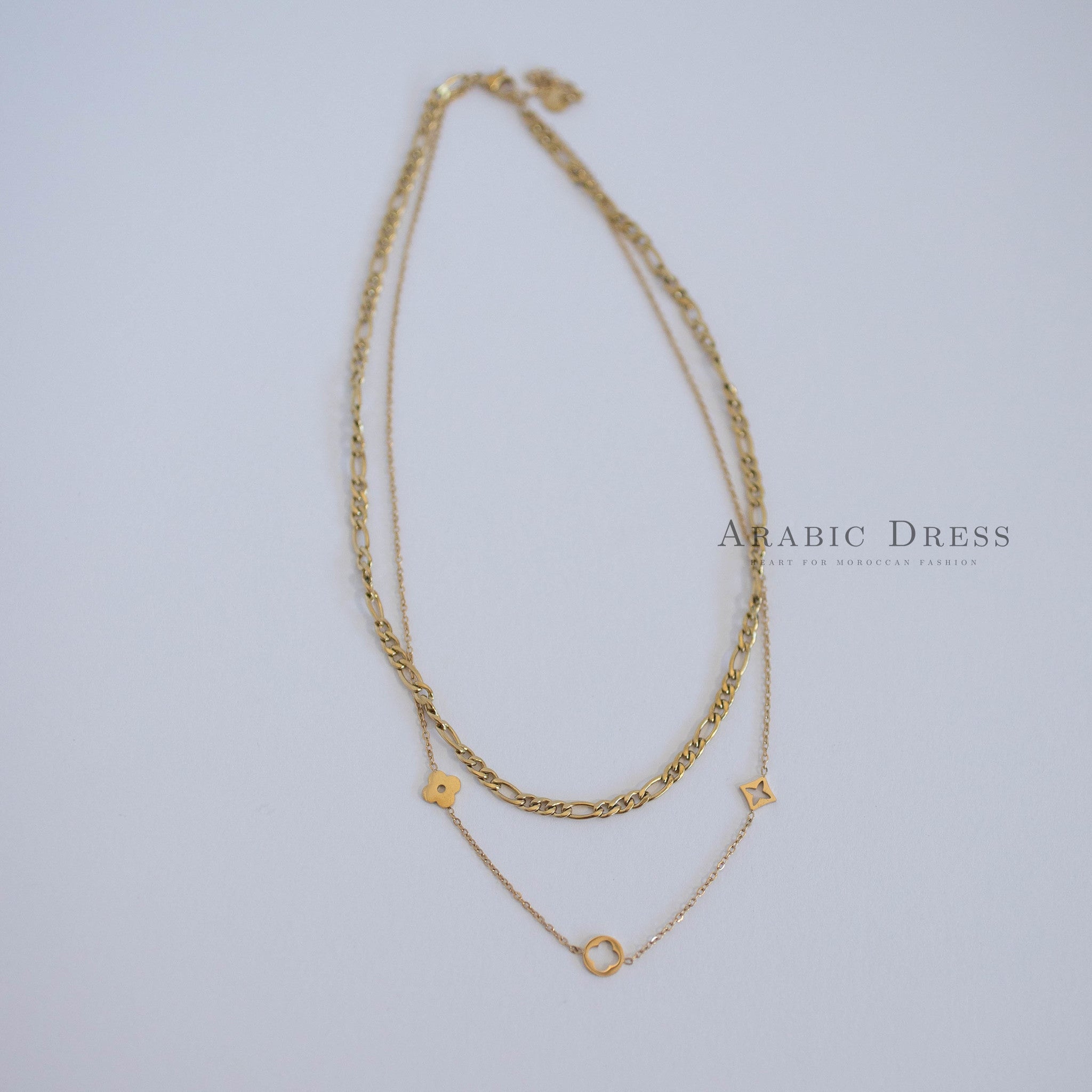 LILA GOLD NECKLACE