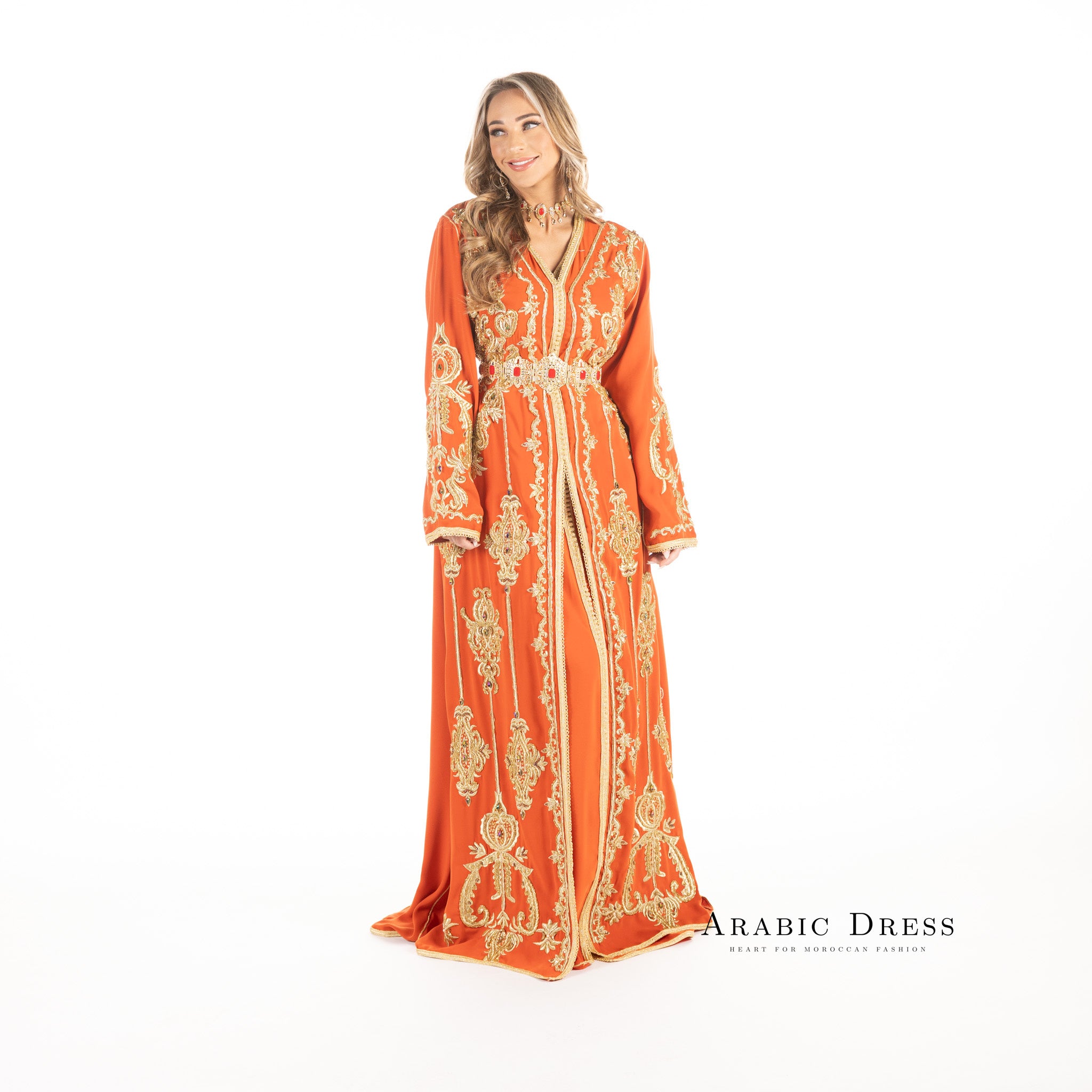 Caftan karma Orange