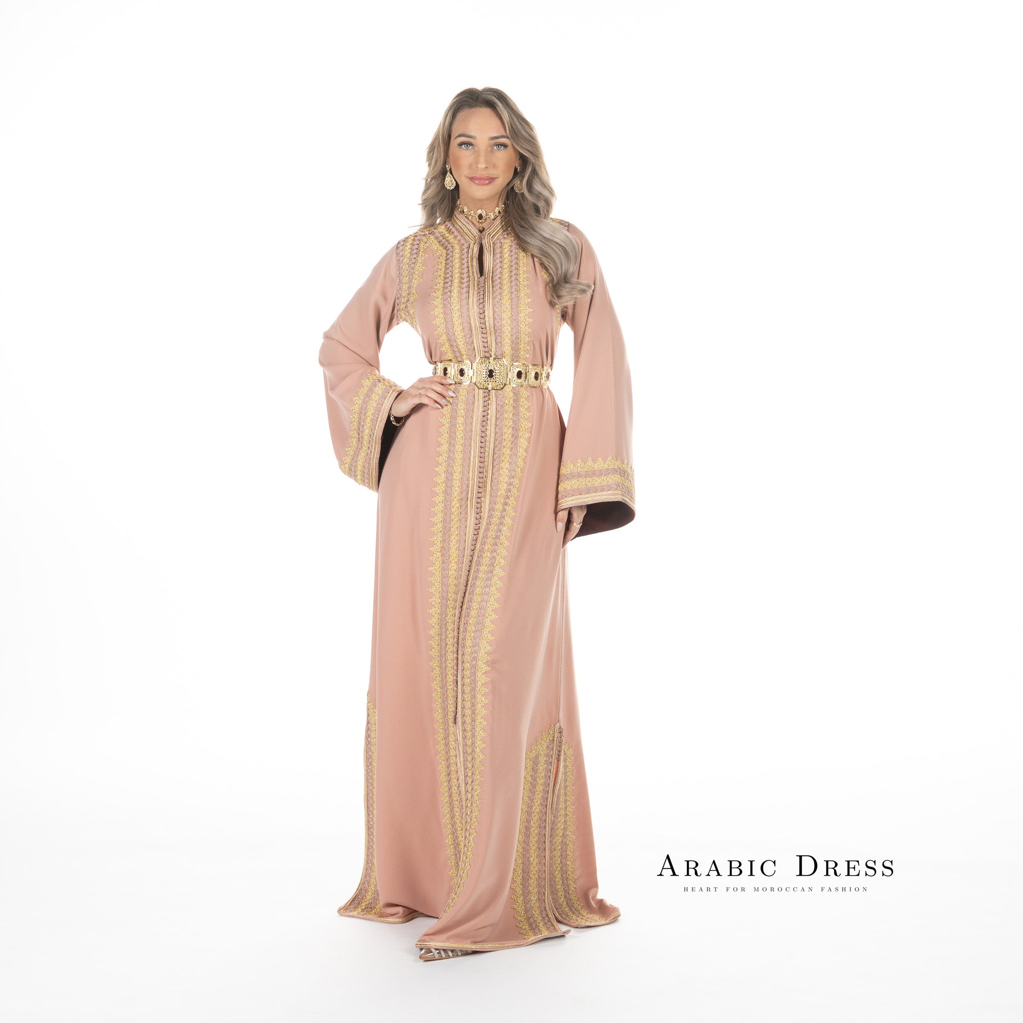 Caftan Tasnim Paleviolet pink