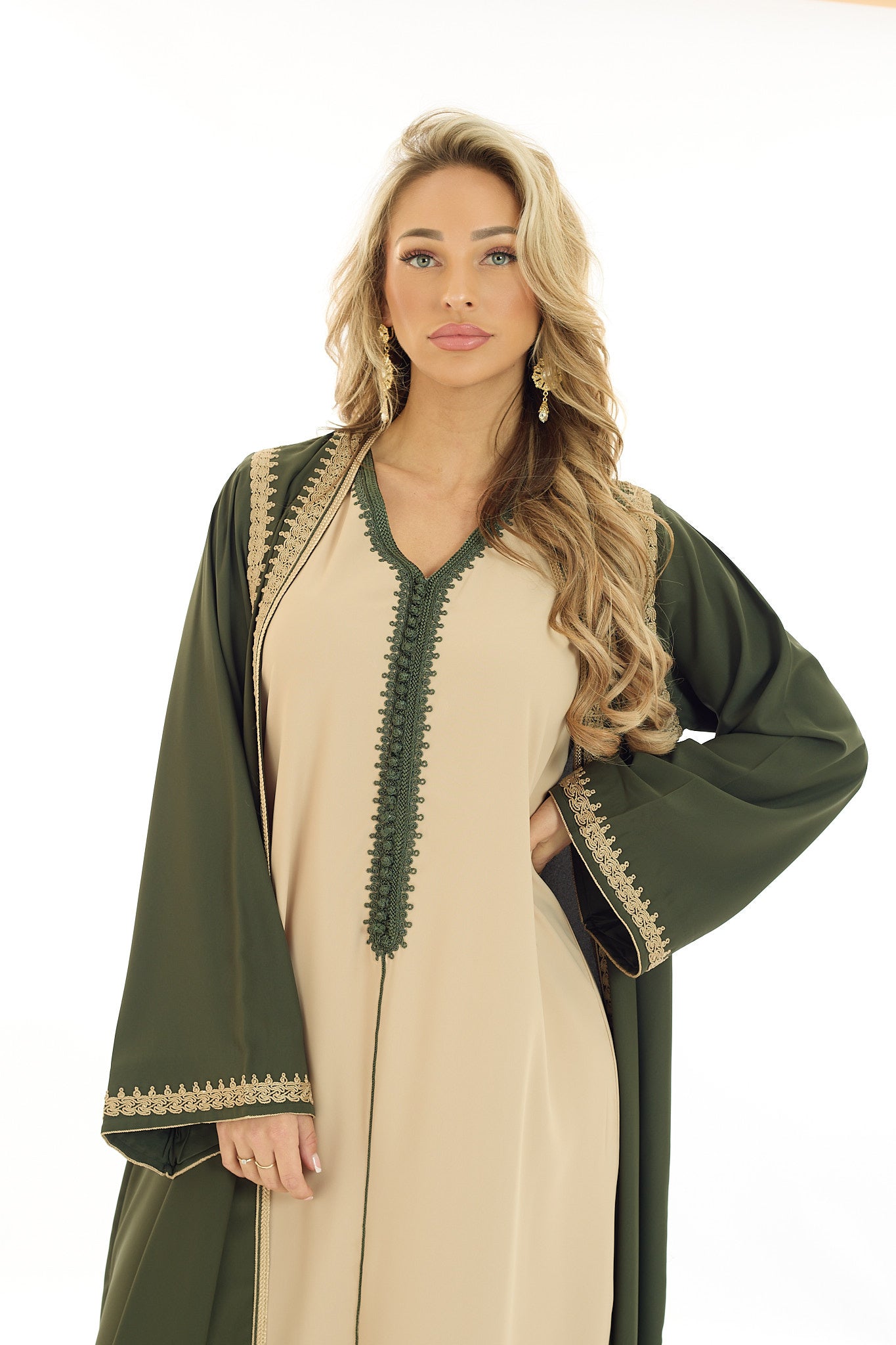 Kimono Zeyneb Olivegreen
