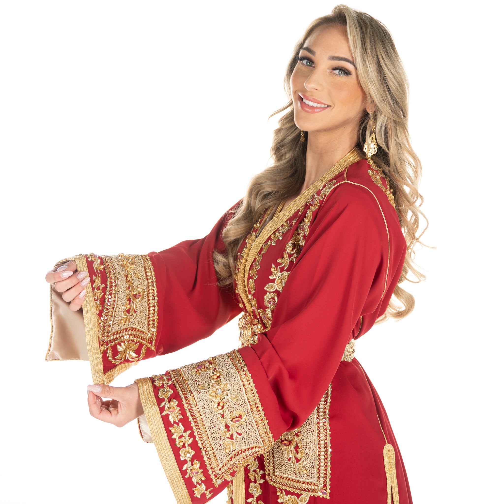 Exclusieve Caftan Levi Red