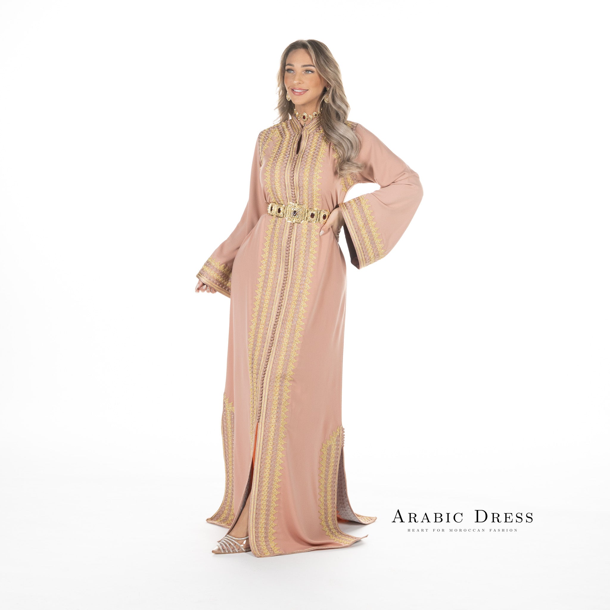 Caftan Tasnim Paleviolet pink