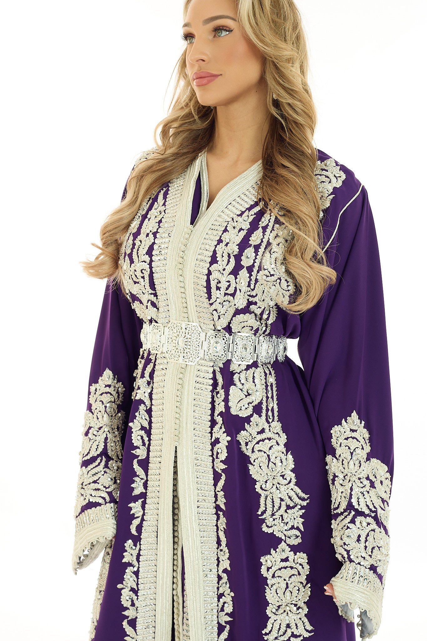 Exclusieve Caftan Nima Purple