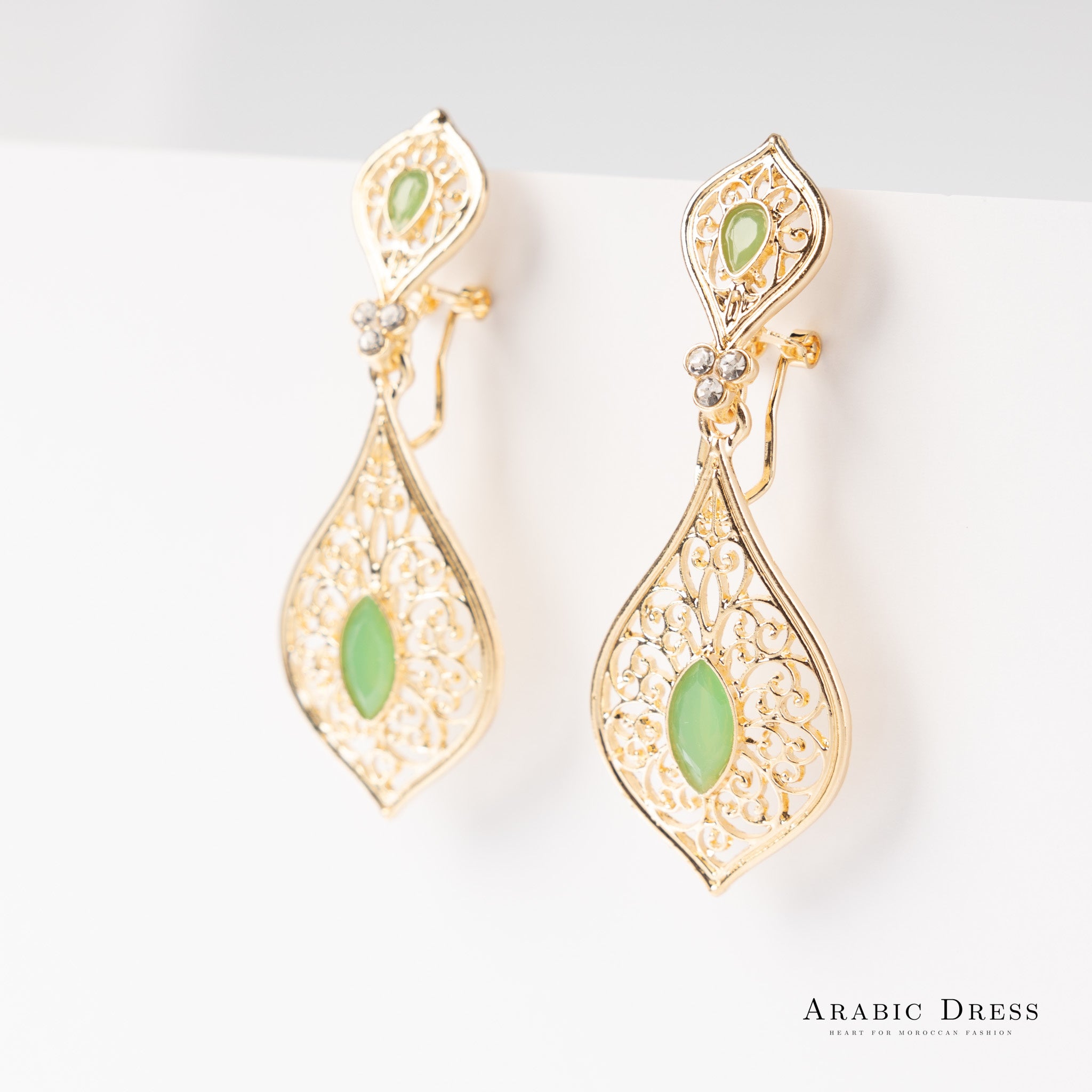 Earrings Jin Light Green
