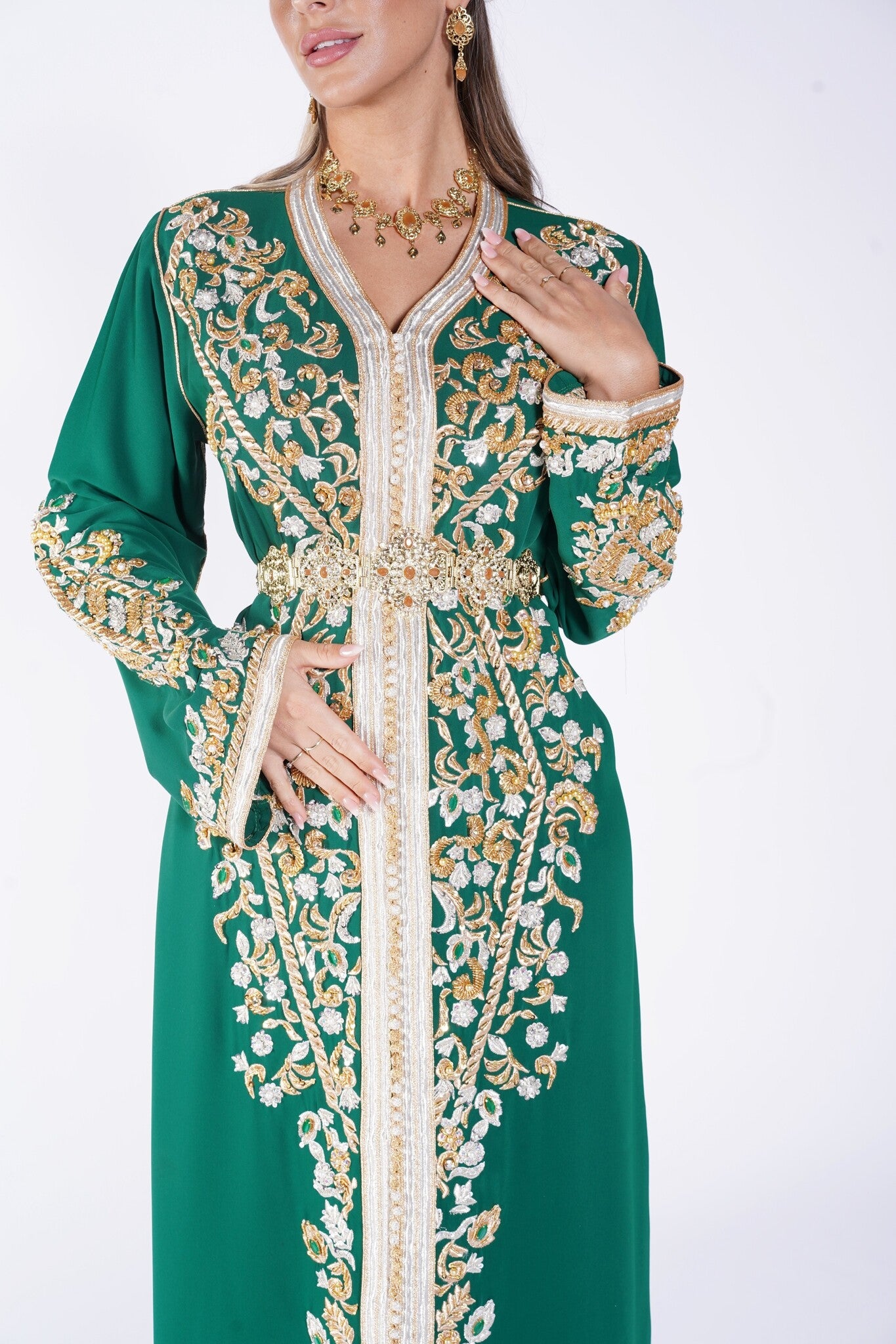 Caftan Ayanna Darkgreen