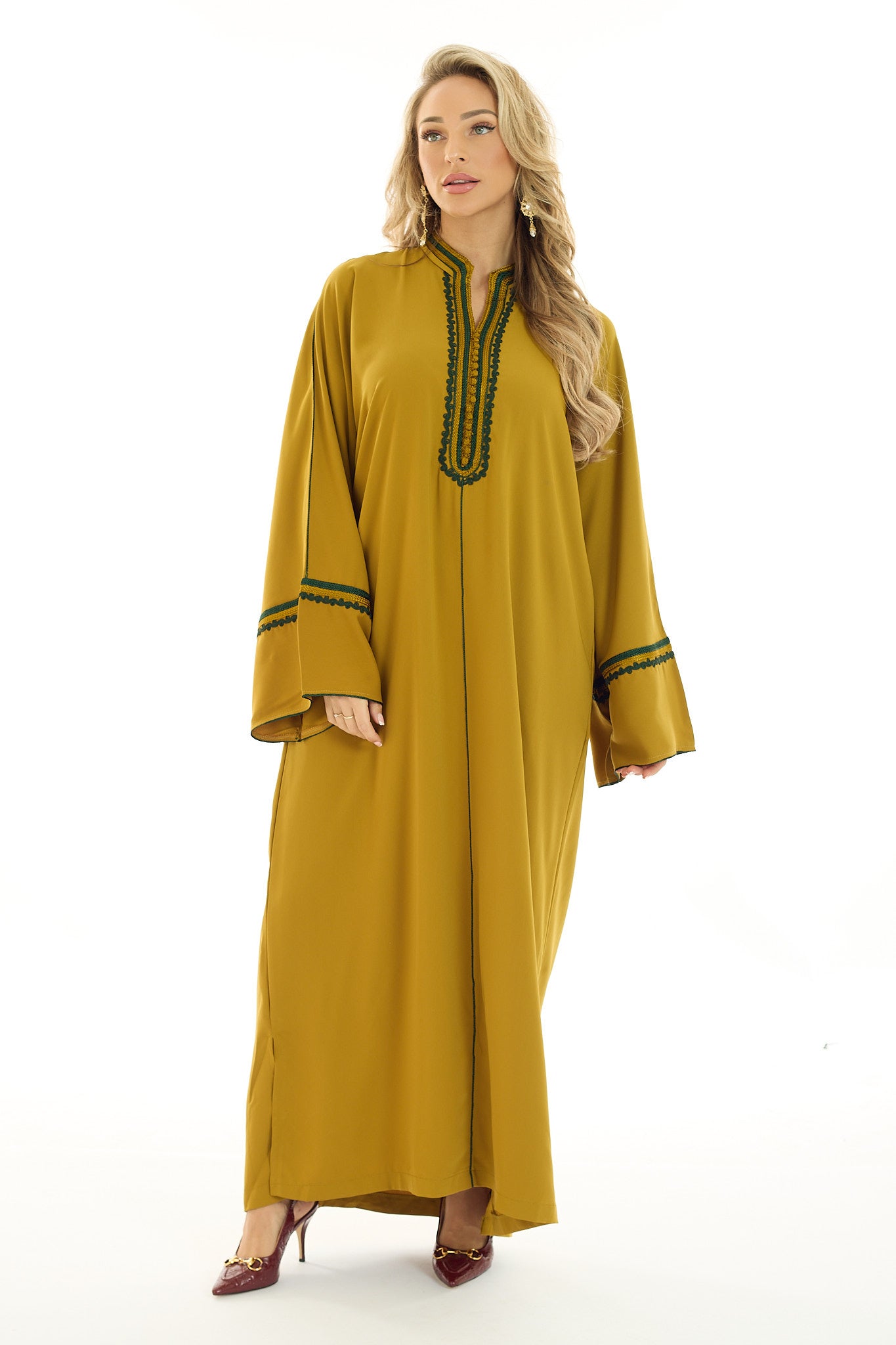 Caftan Samara Lime Green