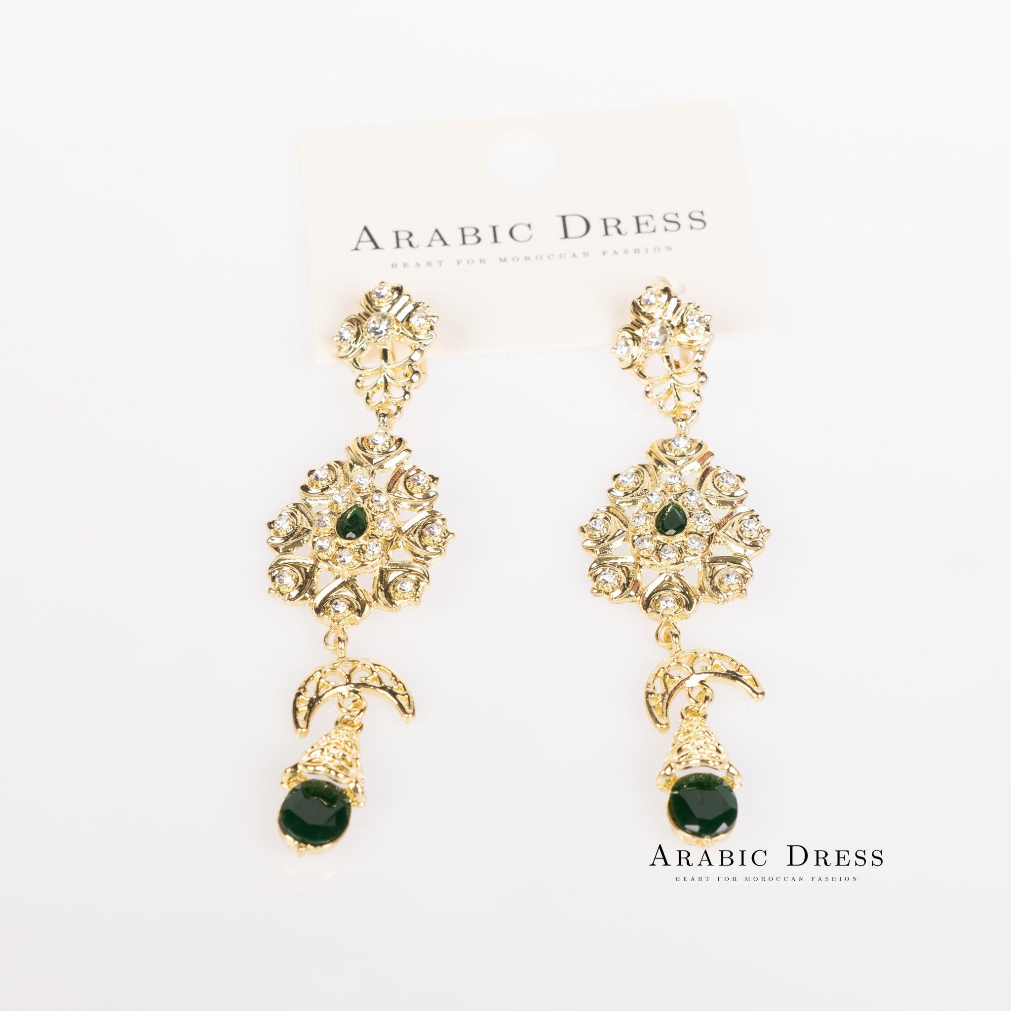 Darkgreen Ora Earrings