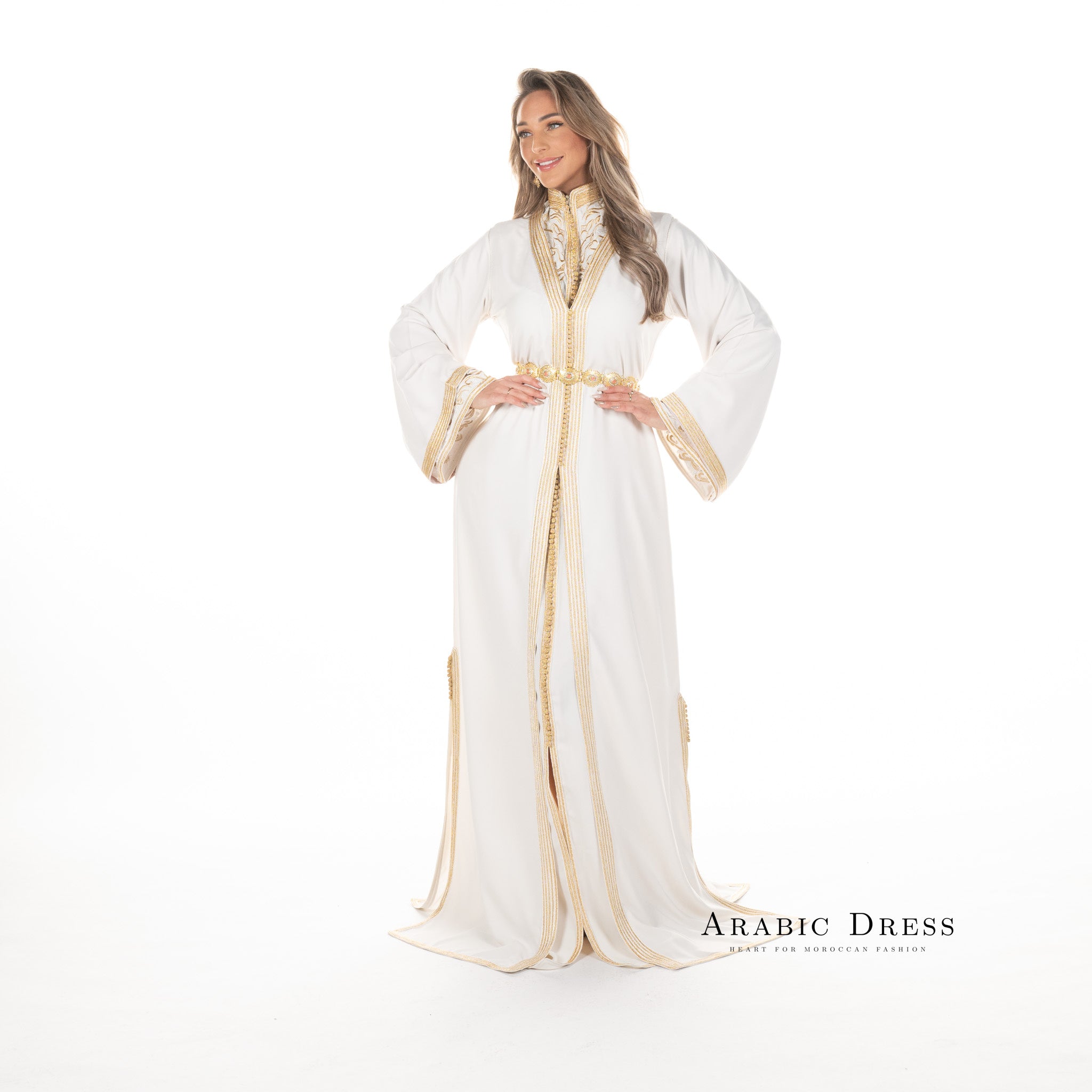 Caftan Nihad Brokenwhite