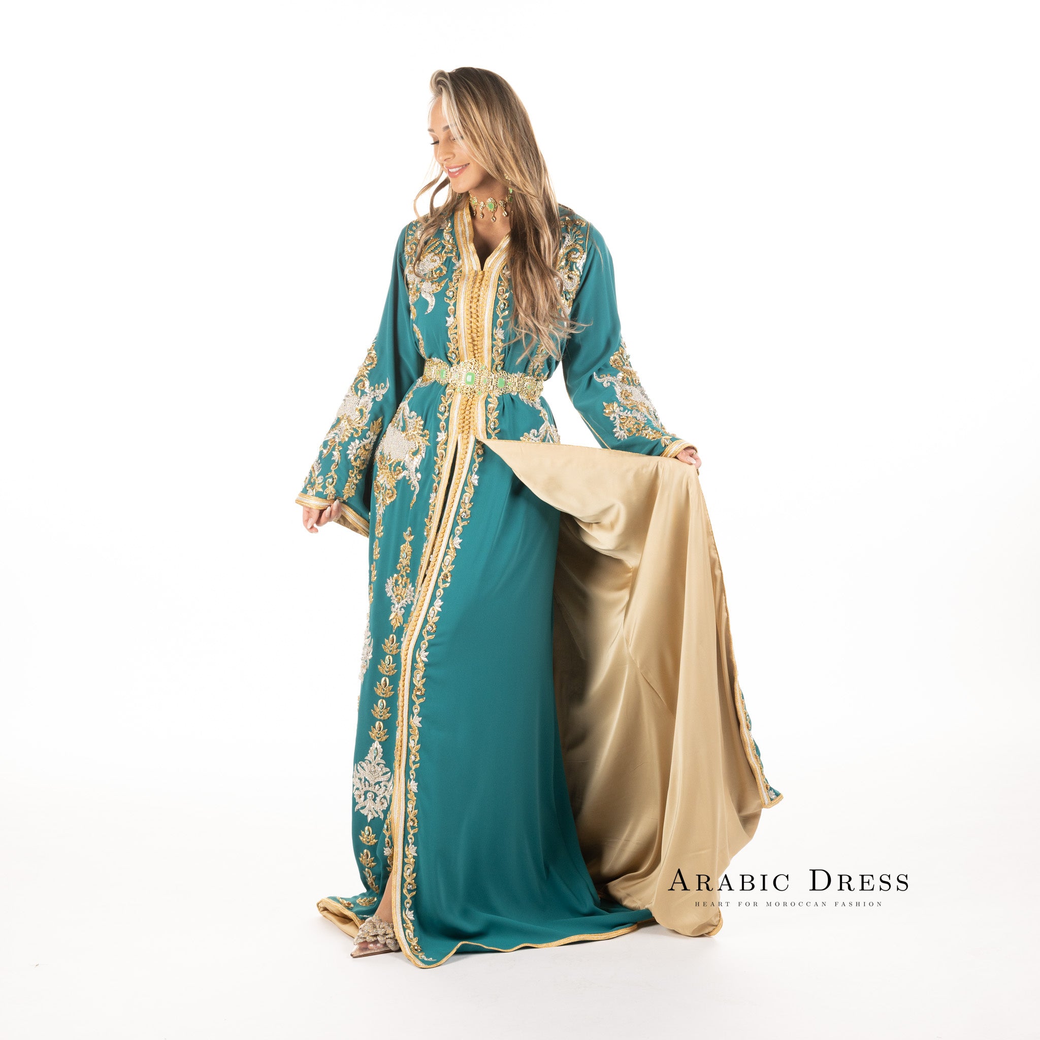 Caftan Louiza Green