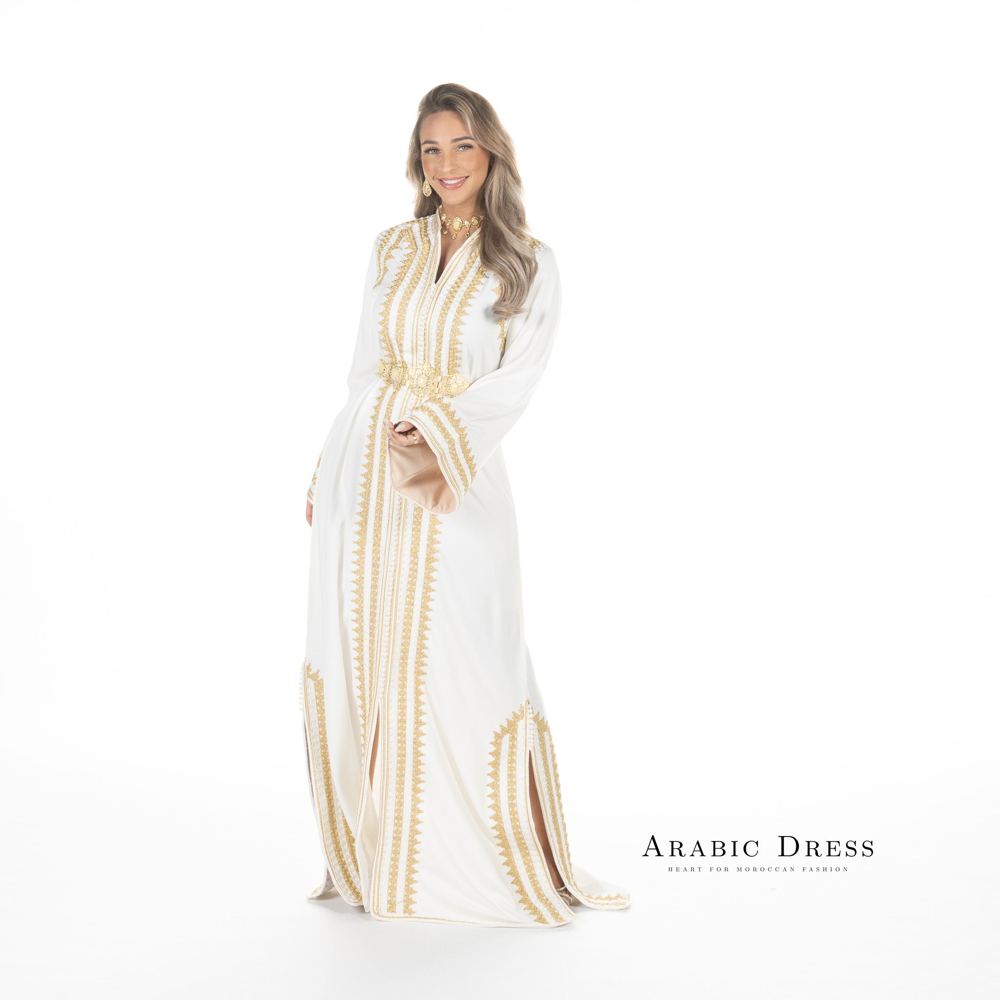Caftan Tasnim Brokenwhite