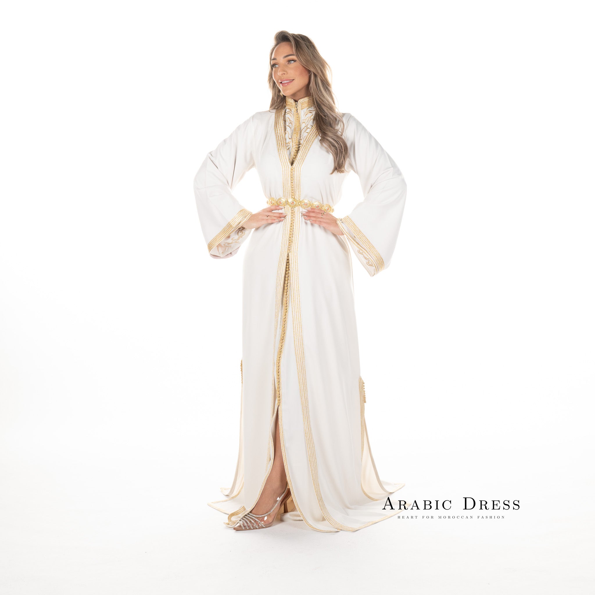 Caftan Nihad Brokenwhite