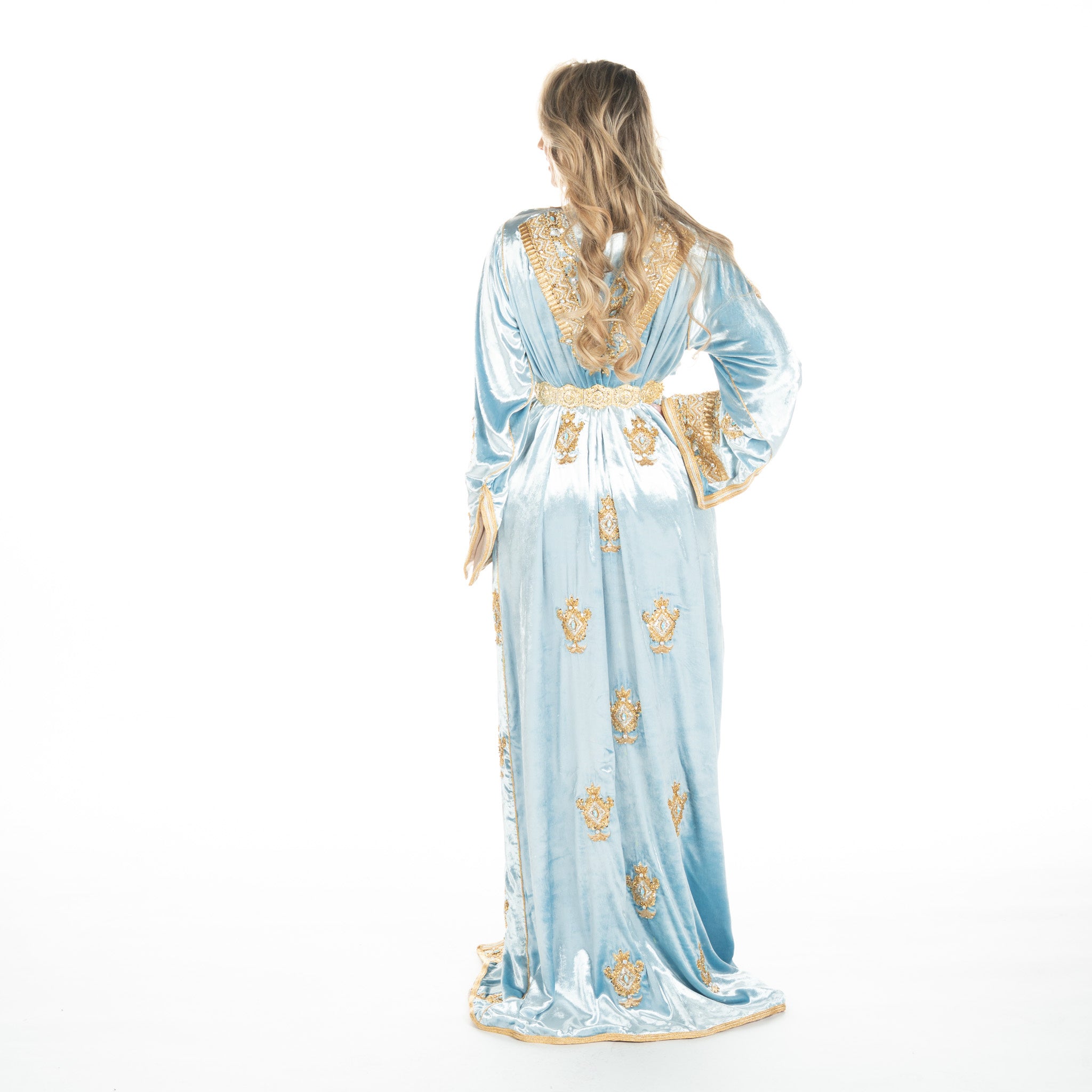 Exclusieve Caftan Aleena LightBlue