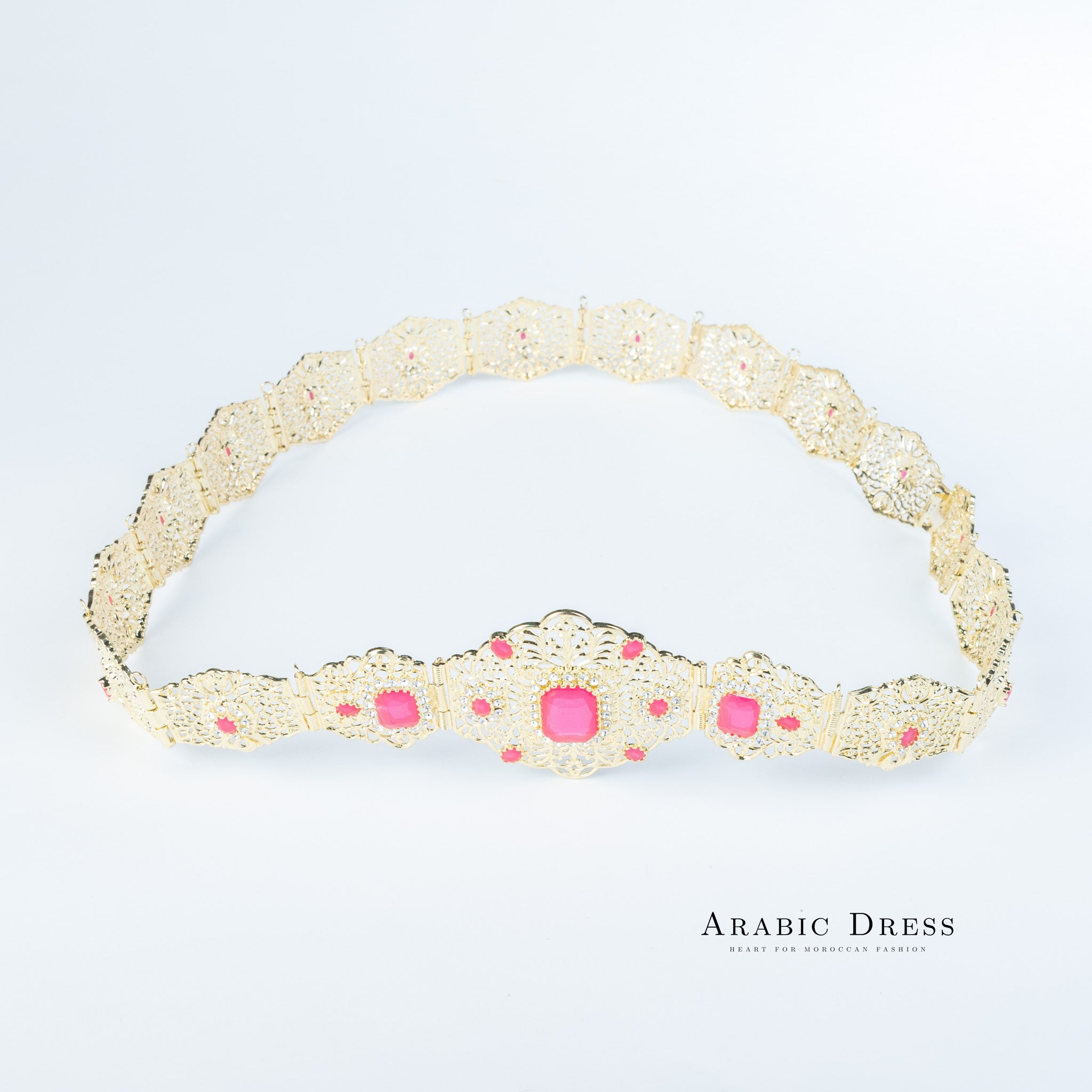 Bora Gold/Fuchsia Belt