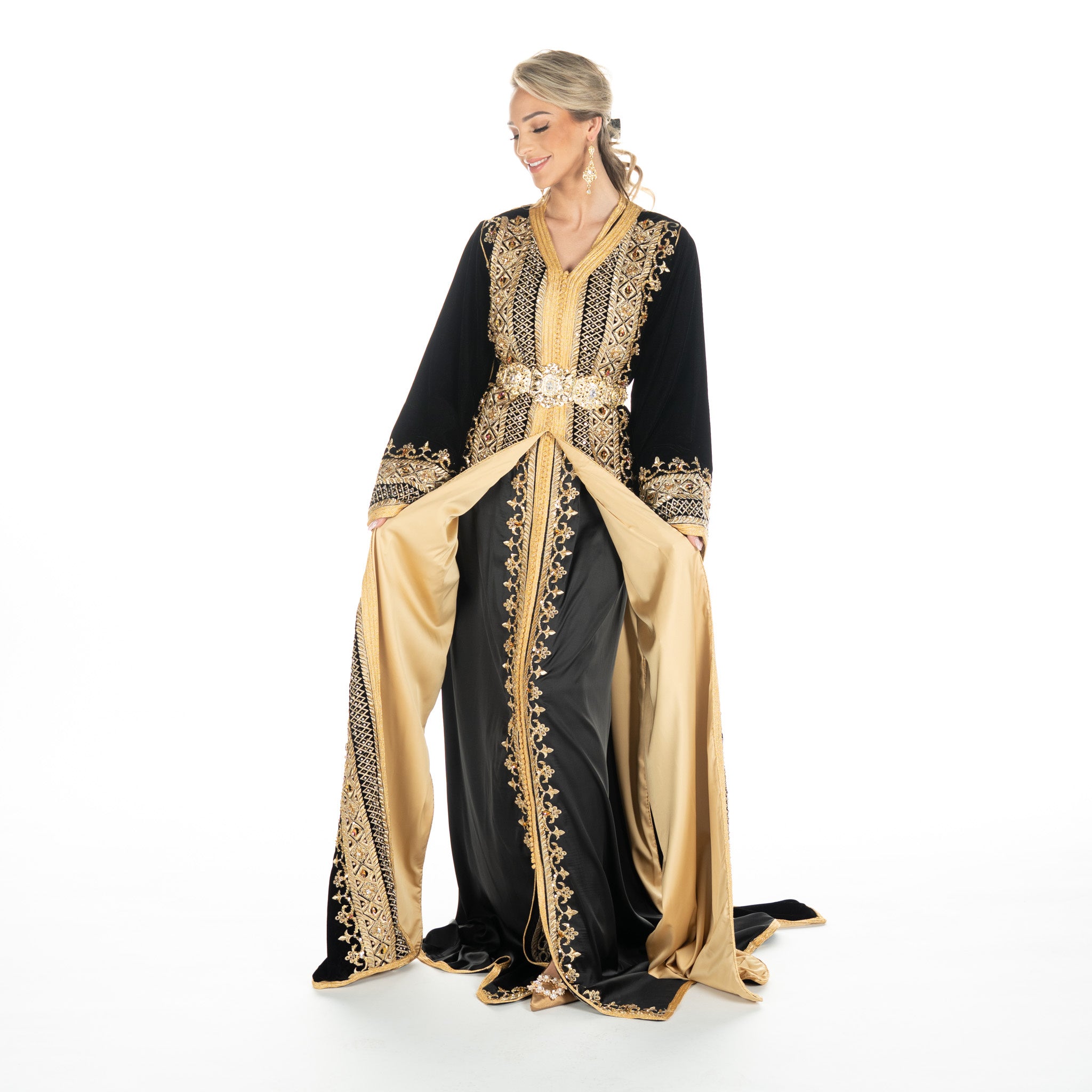 Exclusieve Caftan Isabel Black