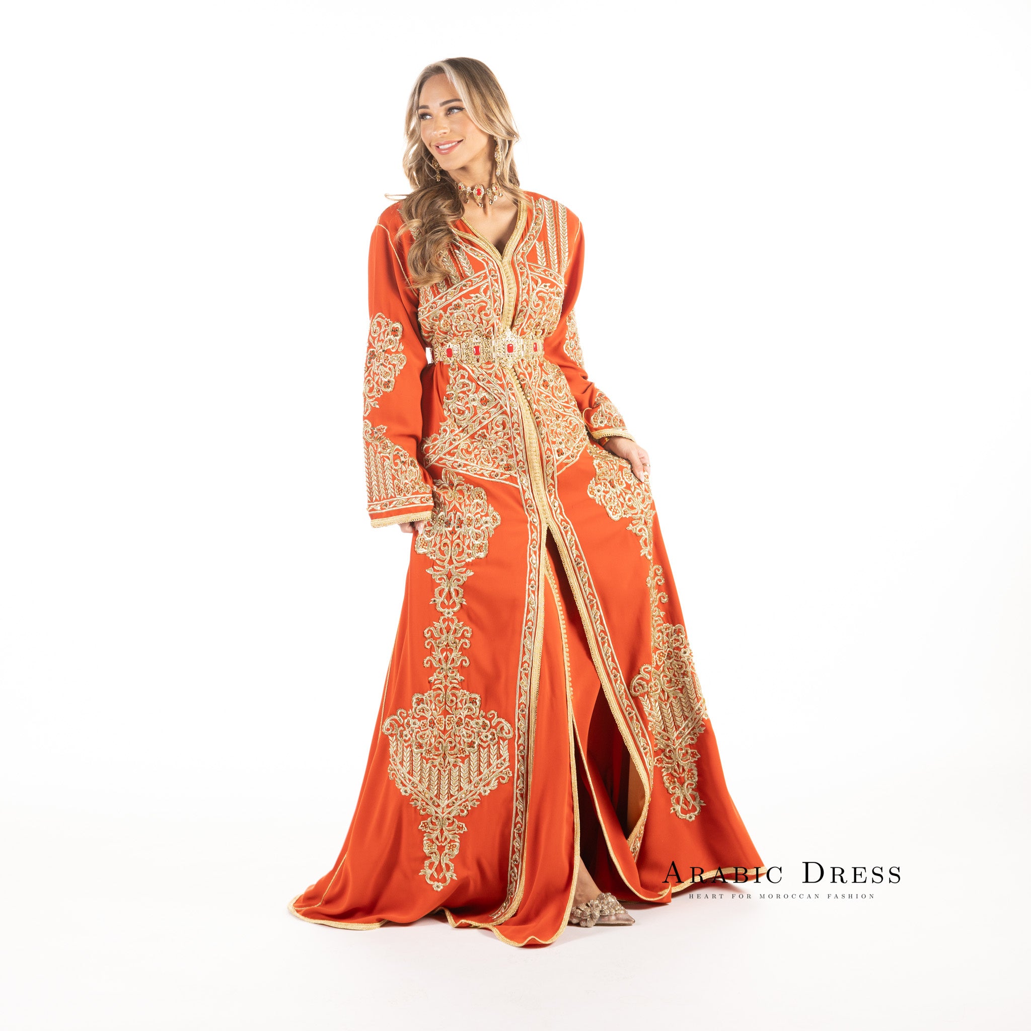 Caftan yusrat orange