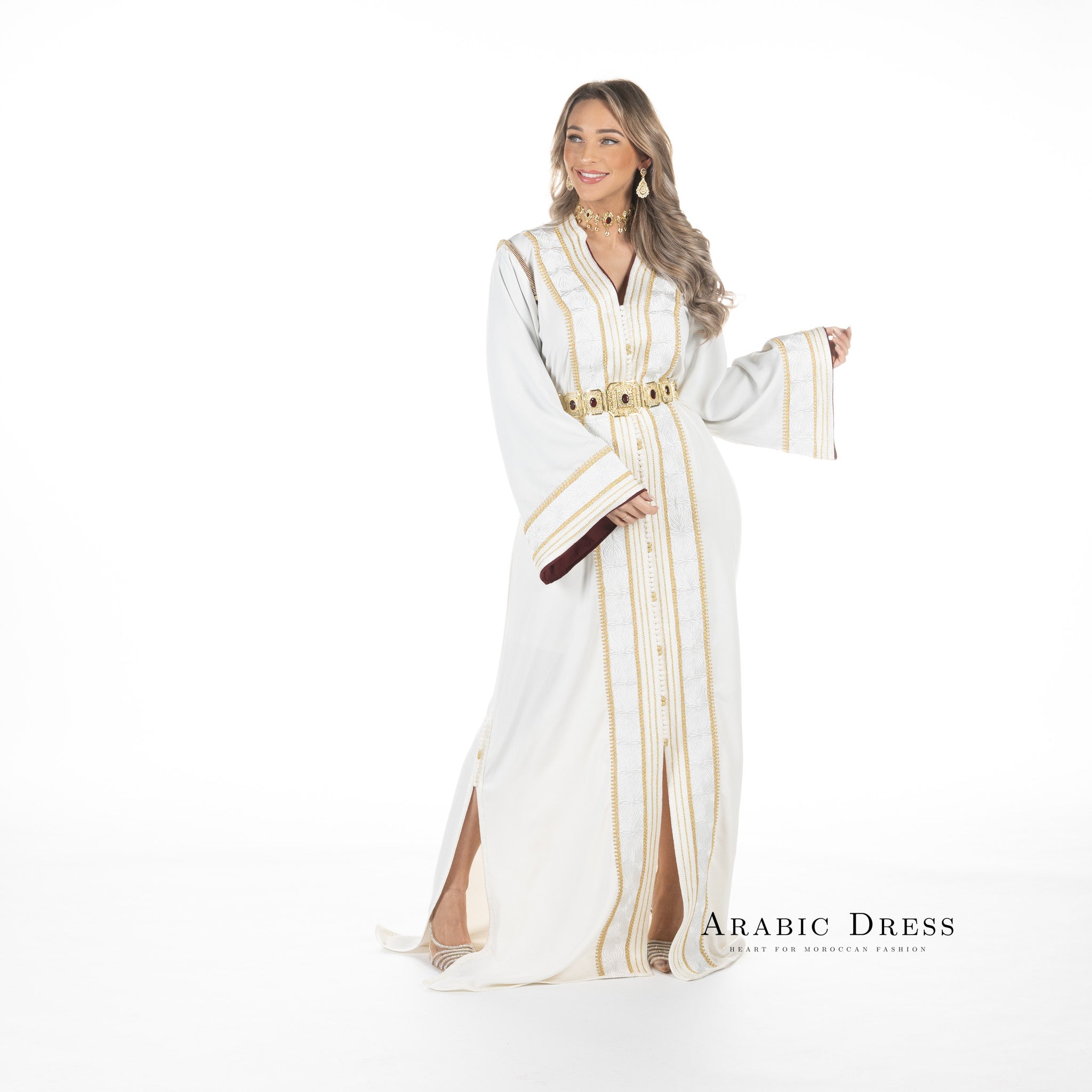 Caftan Camilia Brokenwhite