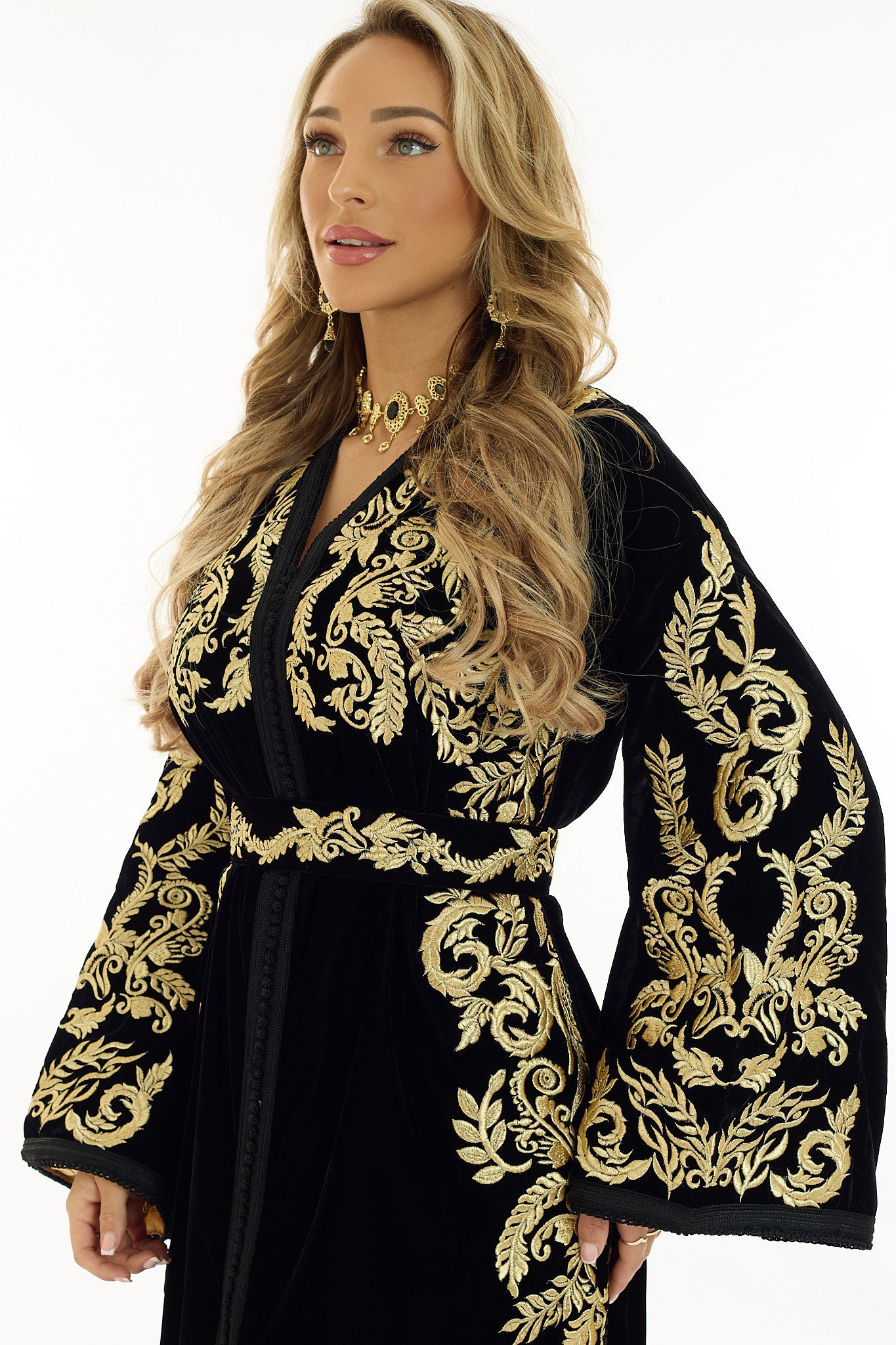 Caftan Nisma Black