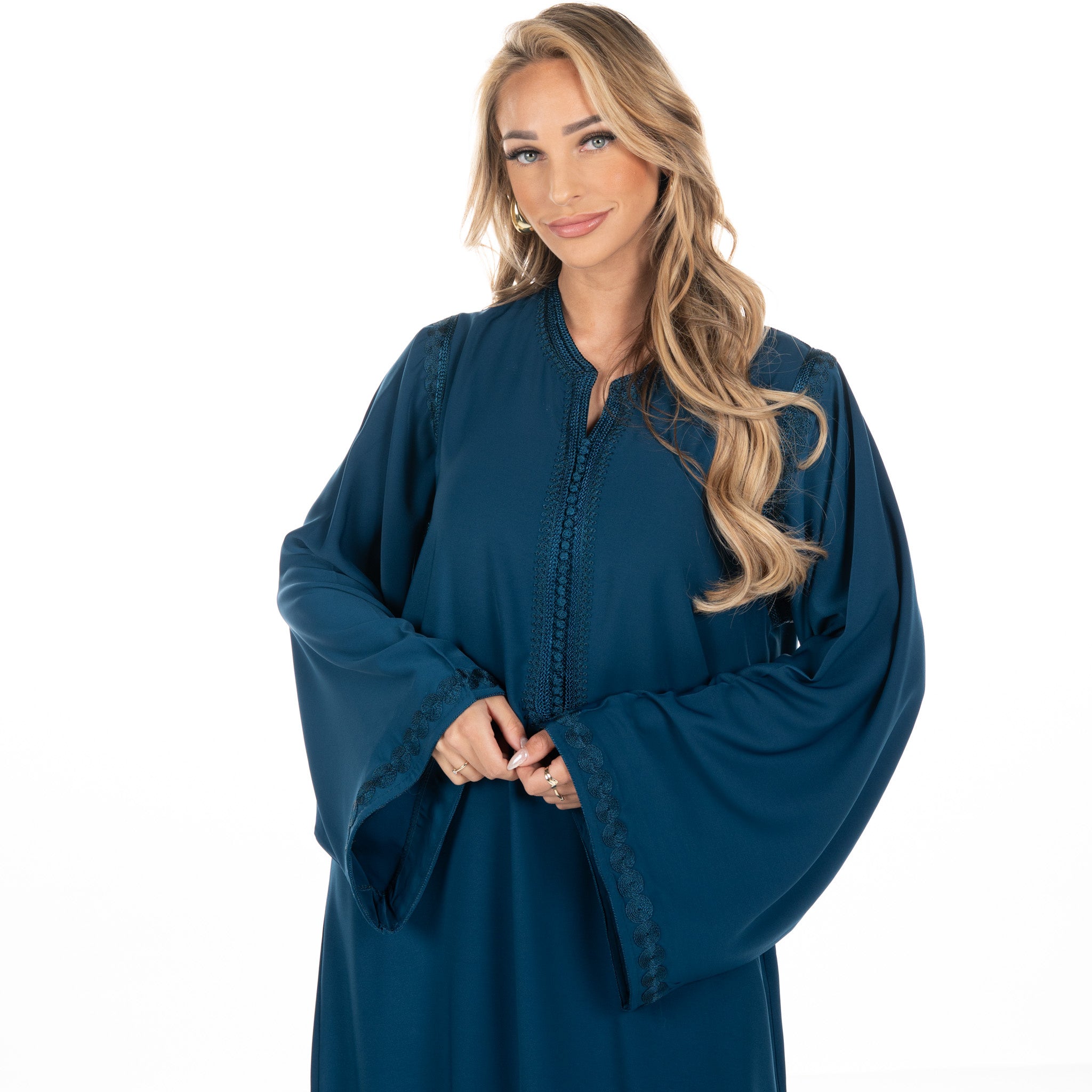Caftan Safiya Blue Petrol