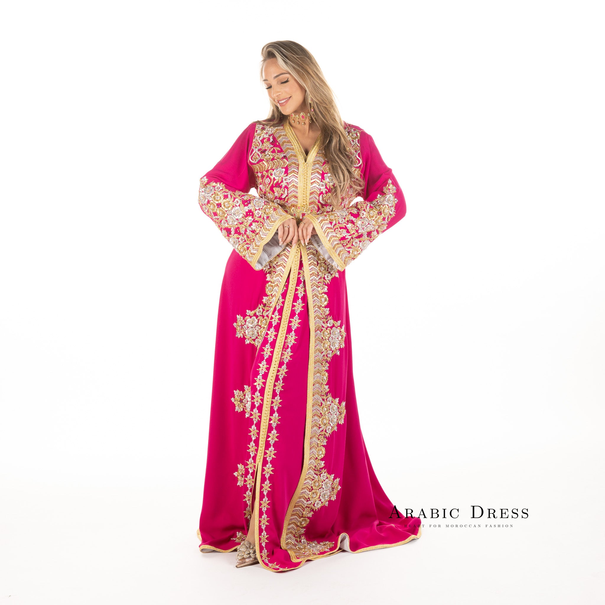 Caftan Nisa Fuchsia