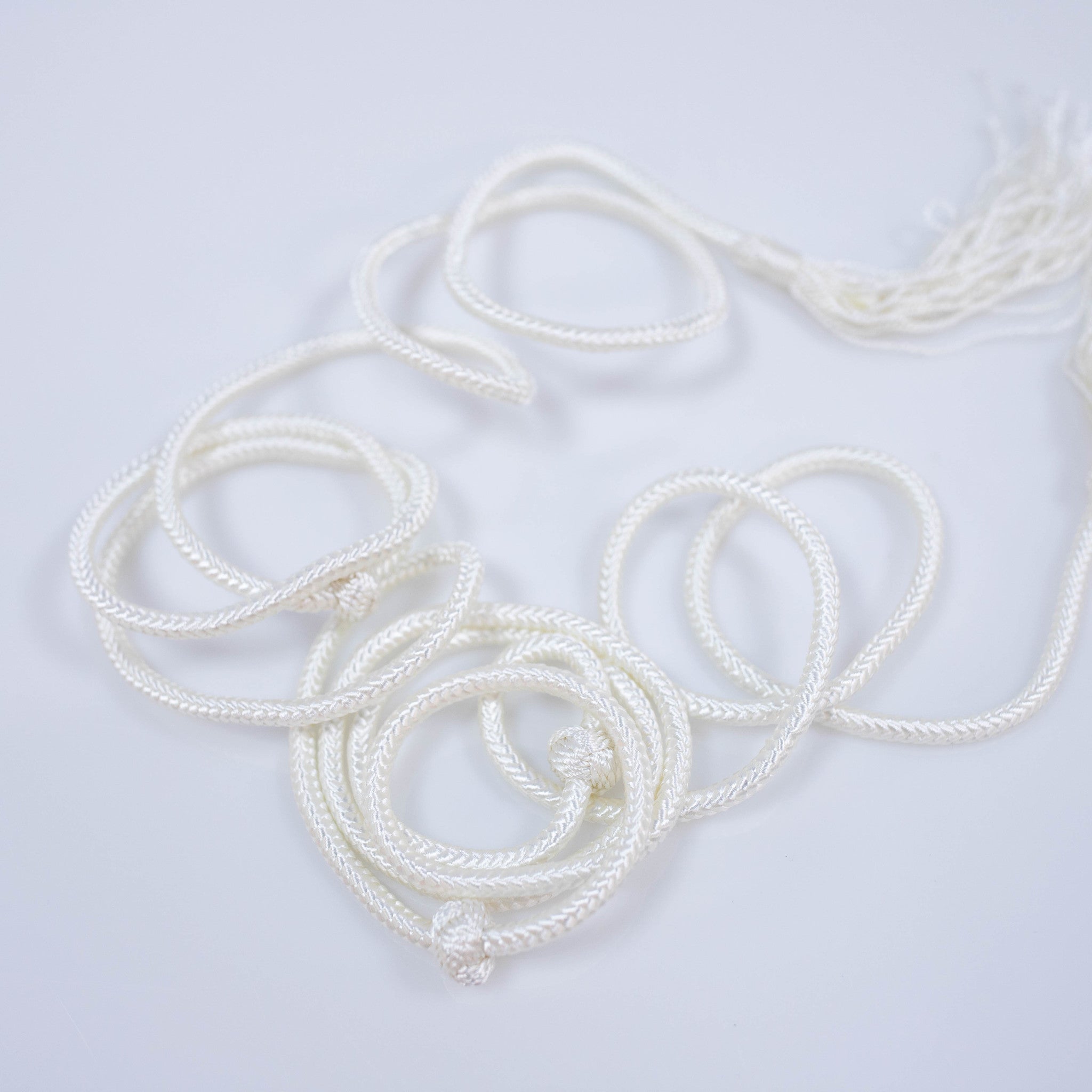 Mina Rope White Belt