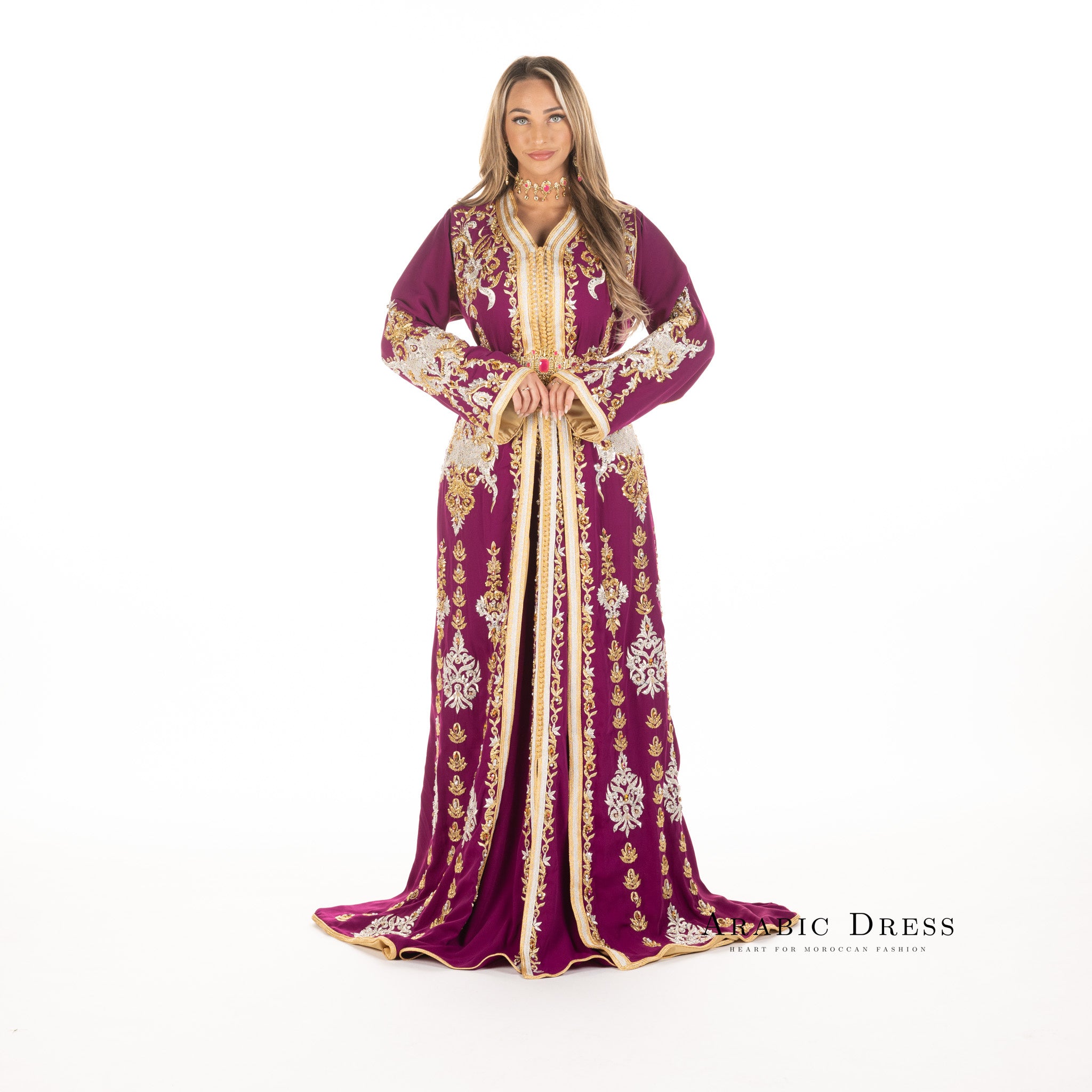 Caftan Louiza Magenta