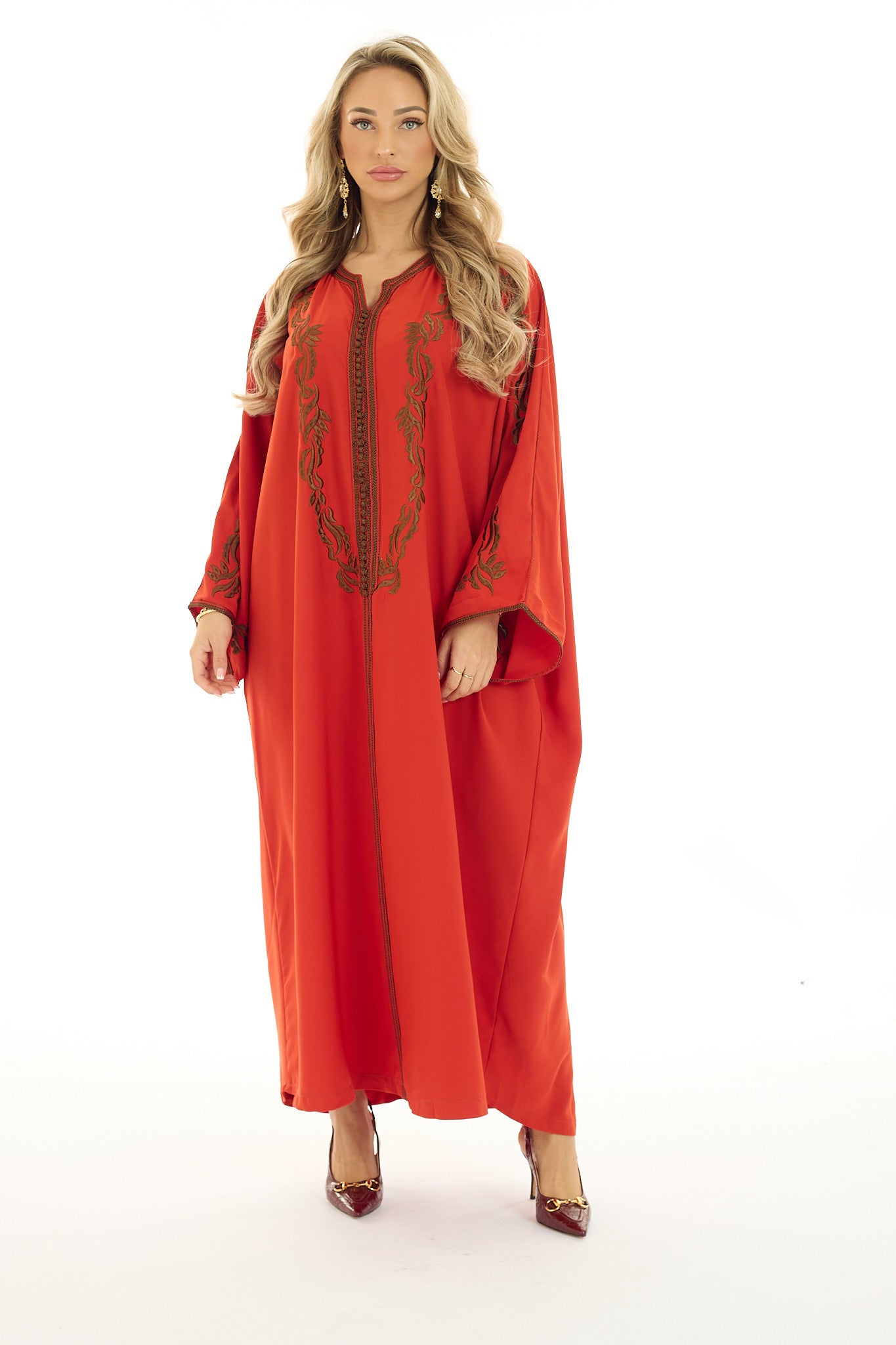 Caftan Bouchra Orange
