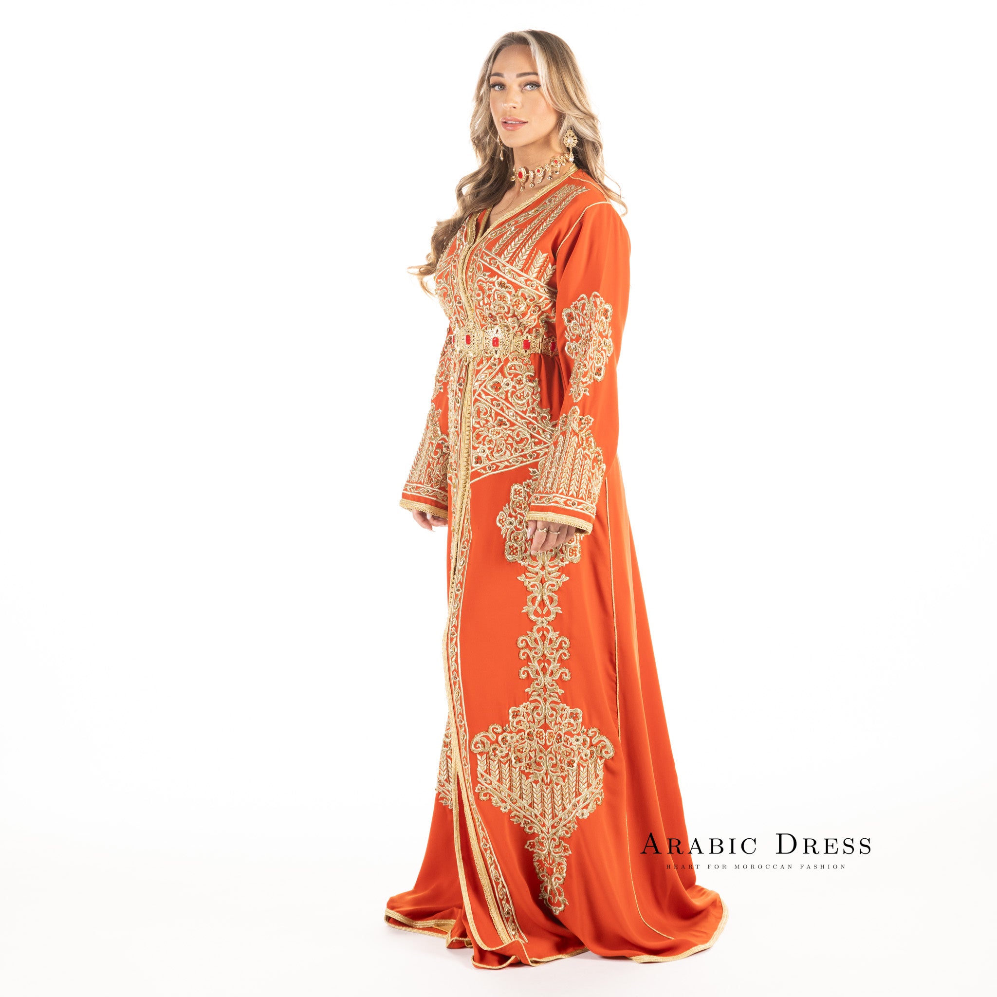 Caftan yusrat orange