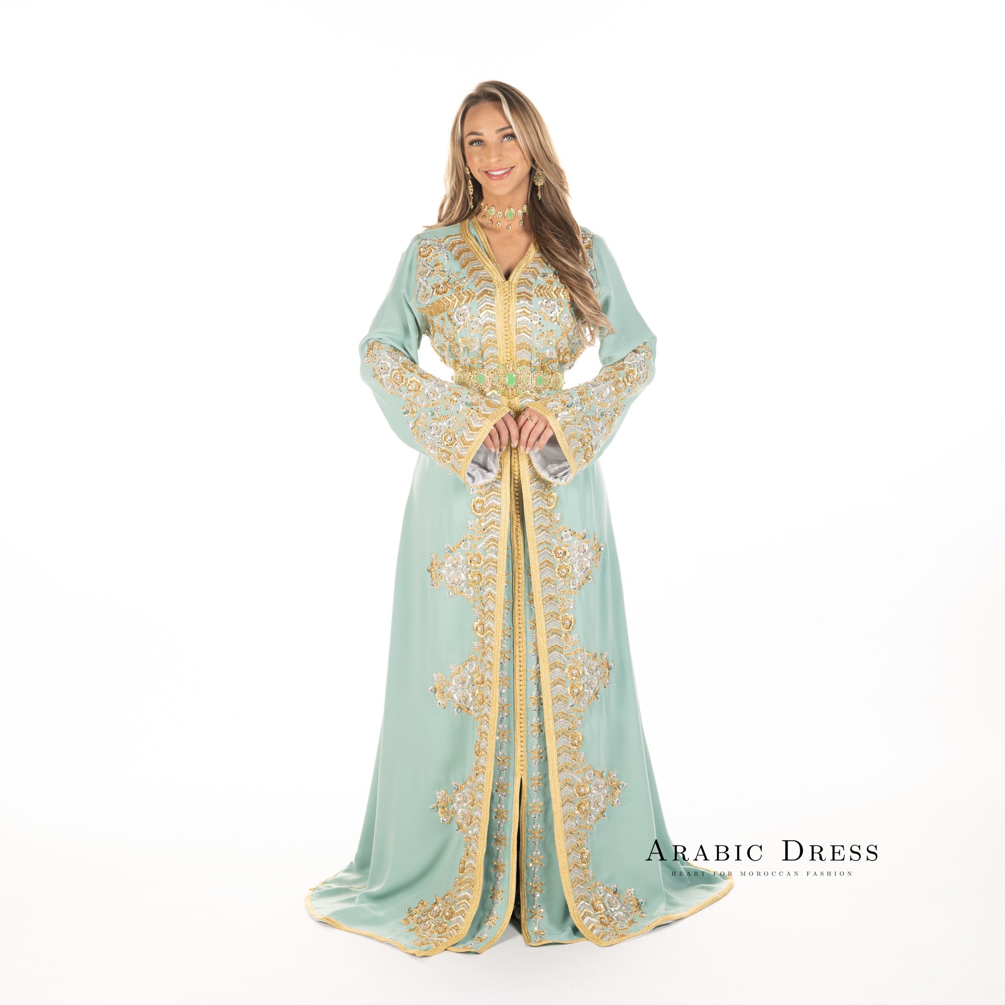 Caftan Nisa Turquiose