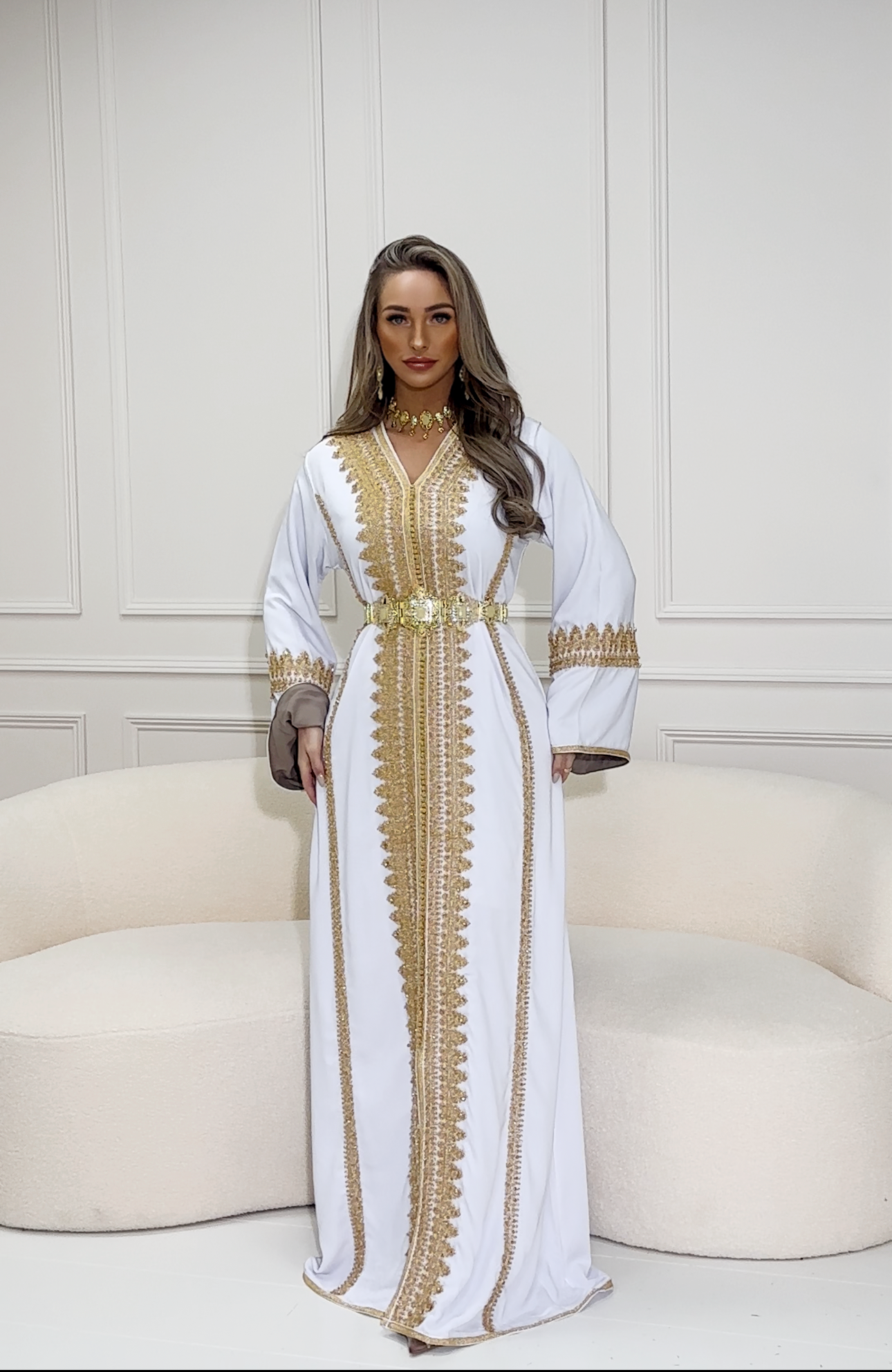 Caftan Sundus White